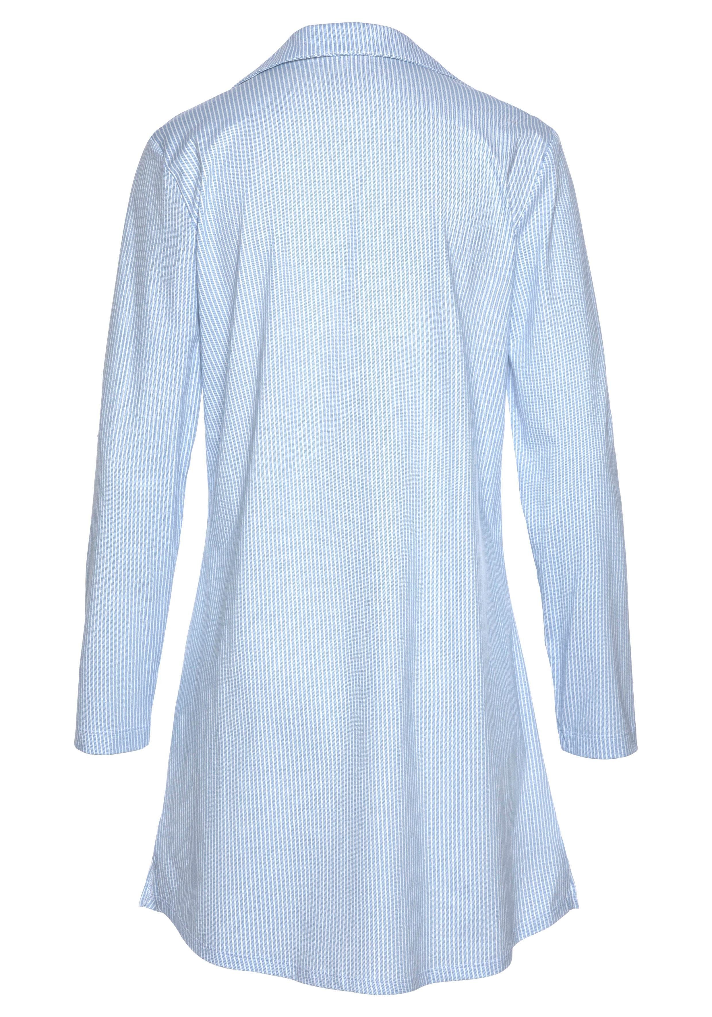 Vivance Dreams by Lascana Nachthemd (1-tlg) mit feinem Karo-Muster