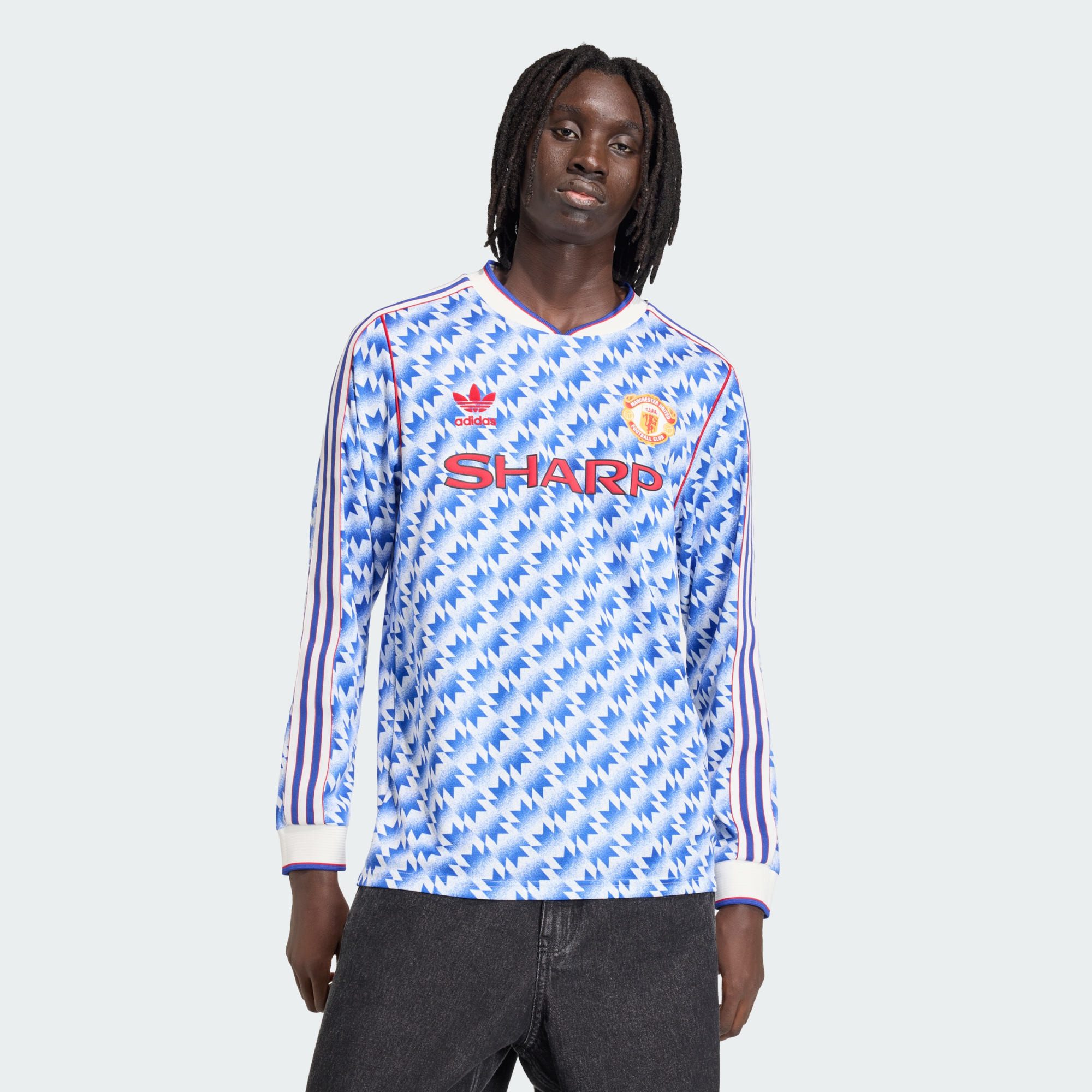 adidas Performance Fußballtrikot MANCHESTER UNITED AUSWÄRTSTRIKOT 90, LANGÄRMELIG (1-tlg)