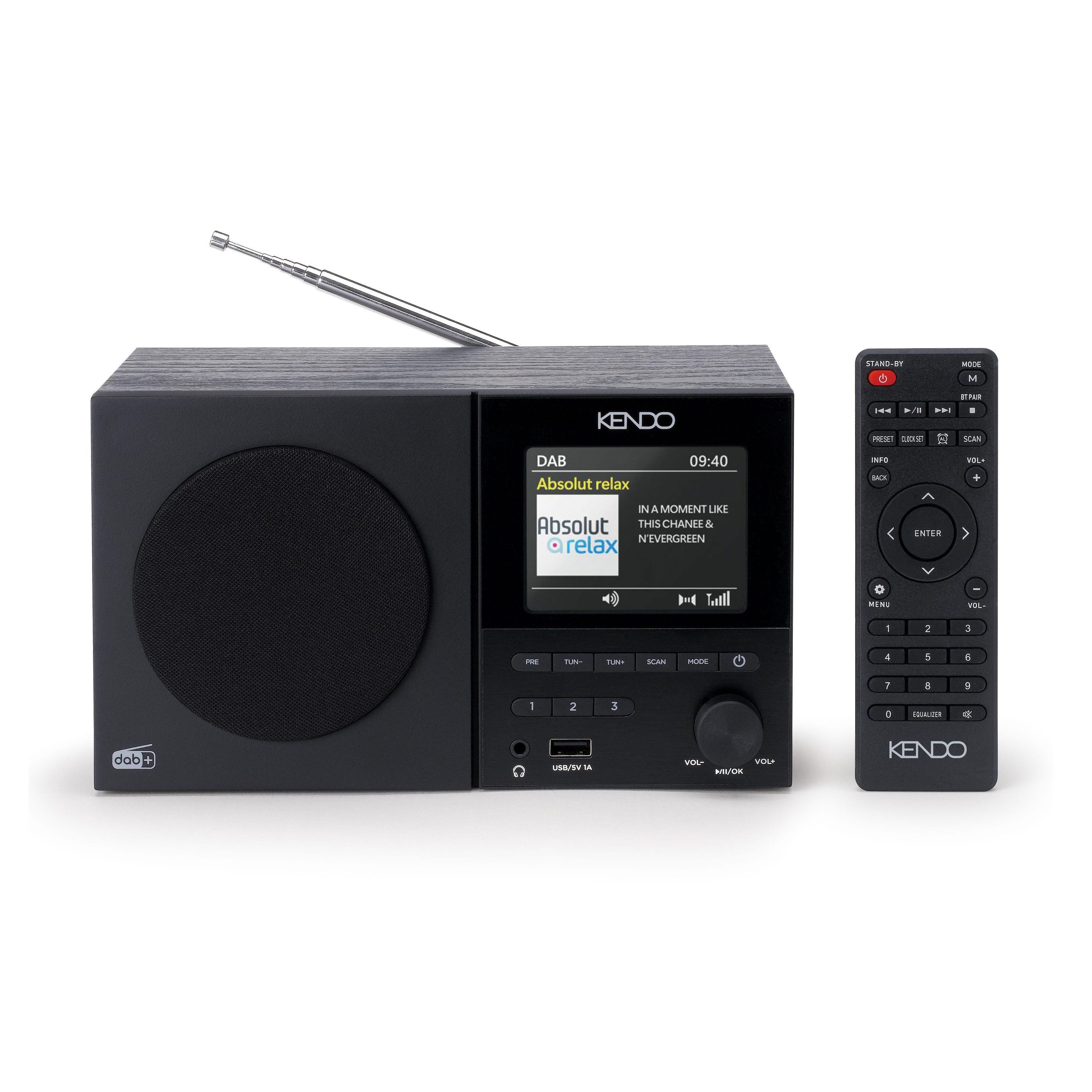 Kendo 25EX Digitalradio (DAB) (DAB Radio mit digitalem Empfang, kompaktes Design)