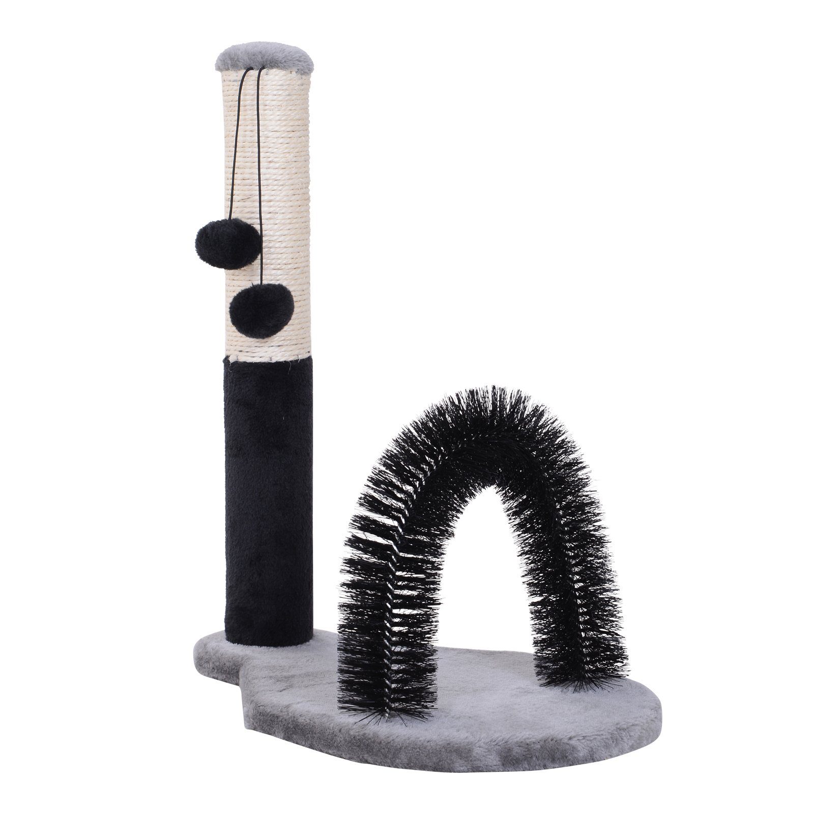 Kratzbaum Kratzsäule mit Bällen und Massagebogen