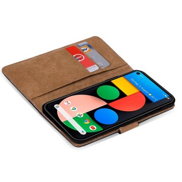 CoolGadget Handyhülle Book Case Handy Tasche für Google Pixel 5 6 Zoll, Hülle Klapphülle Flip Cover für Pixel 5 Schutzhülle stoßfest