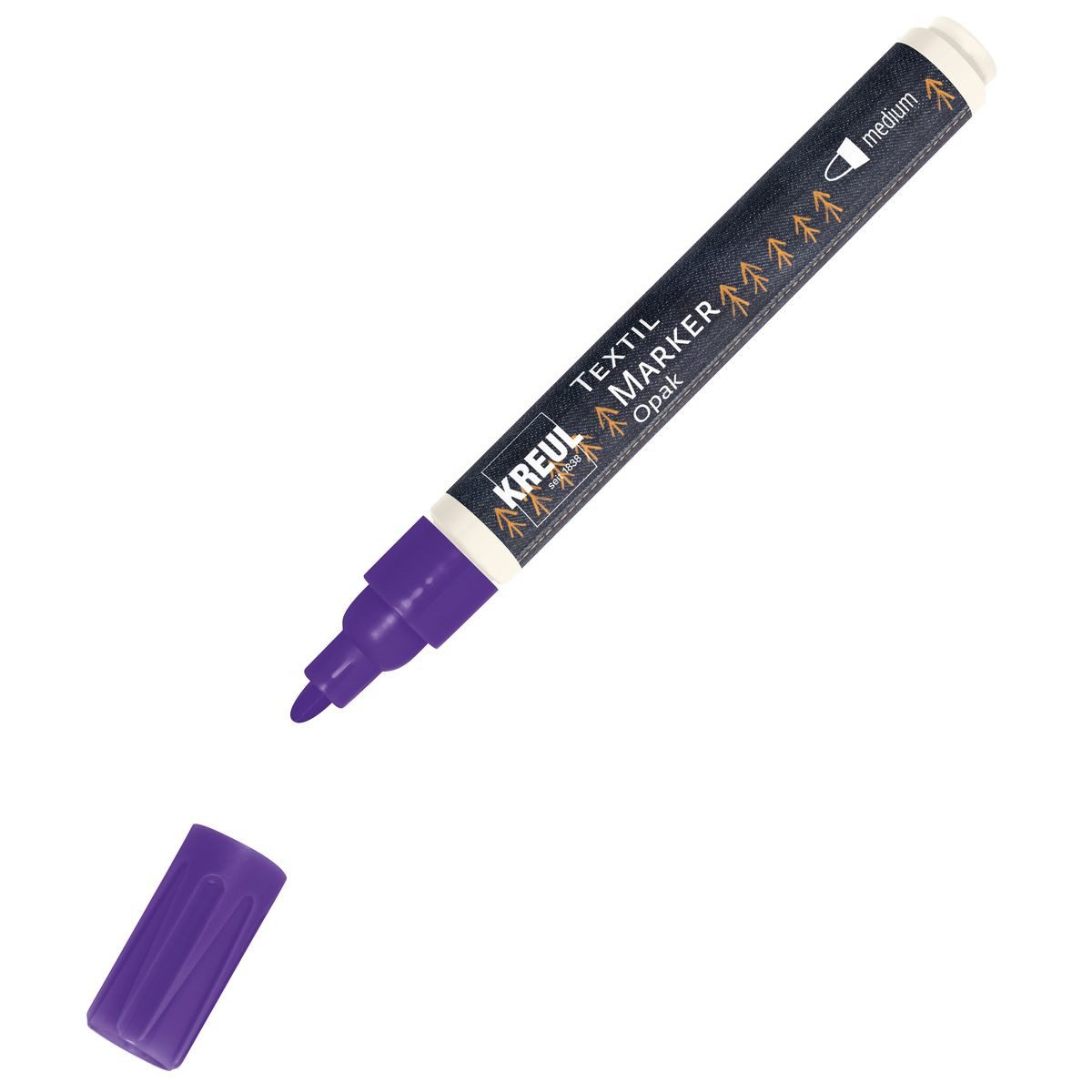 Textilmarker KREUL Textilmarker Opak medium violett