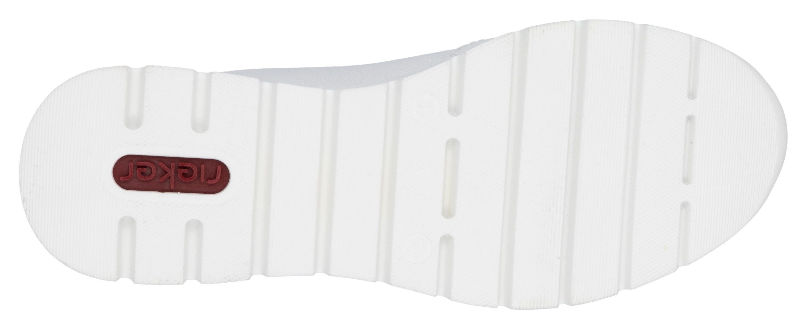 Rieker Keilsneaker, Halbschuh, Freizeitschuh, Schnürschuh, Sneaker mit Reißverschluss