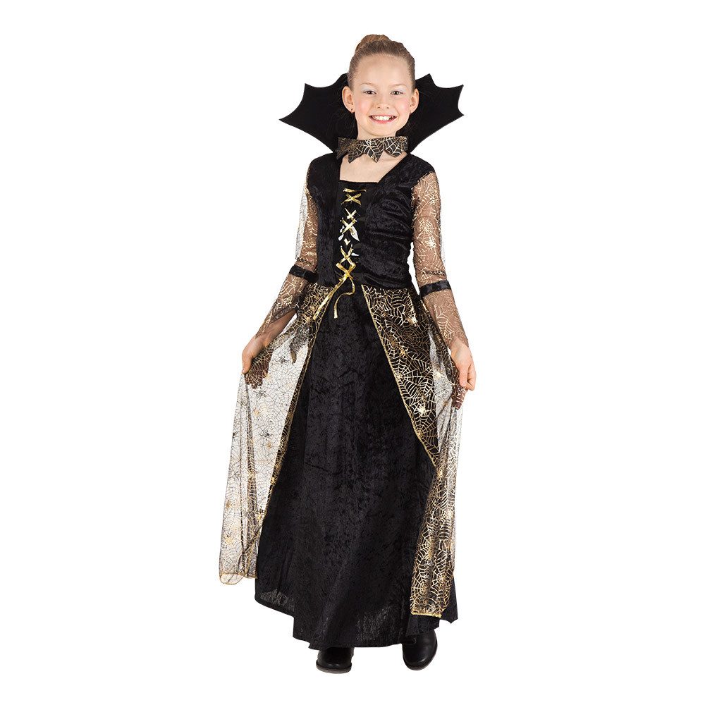 Boland Vampir-Kostüm Vampirkostüm Mädchen Dracula Blutsauger Graf Kostüm Halloween Dunkel