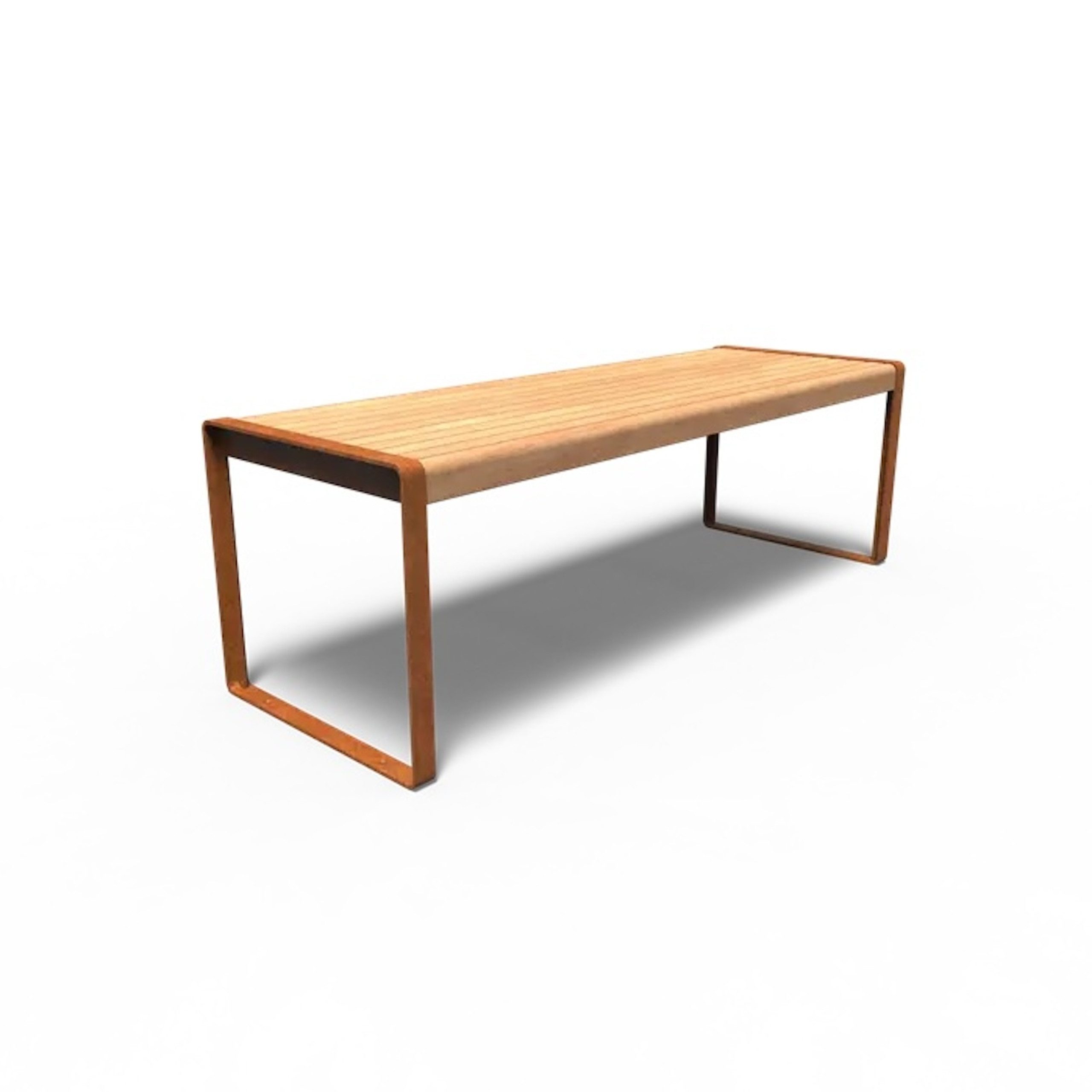 Adezz Adezz Gartentisch Serie STORR 230 x 79 x 75 cm Holzplatte aus Garapa
