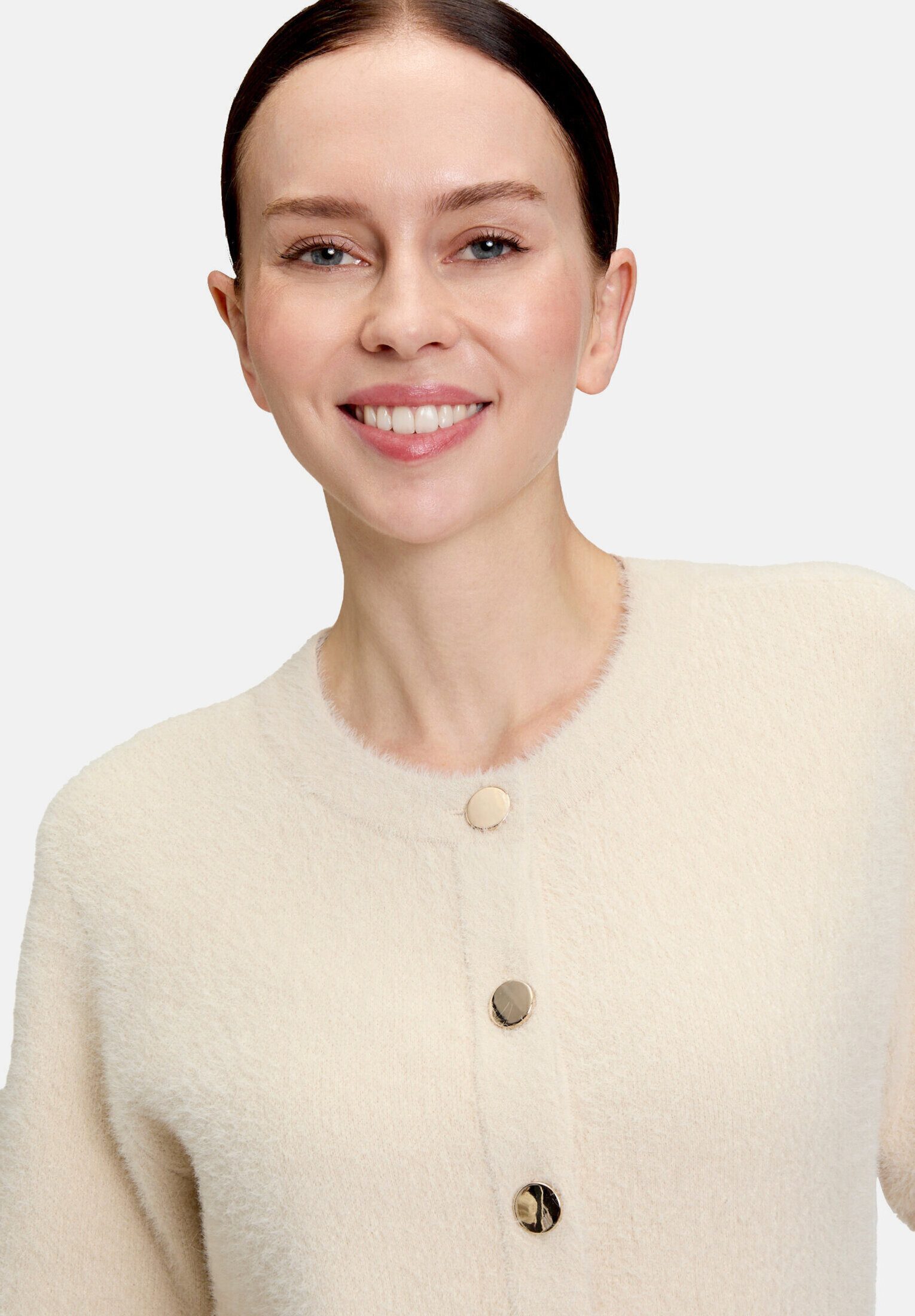 Betty Barclay Strickjacke Damen mit Knopfleiste (1-tlg)