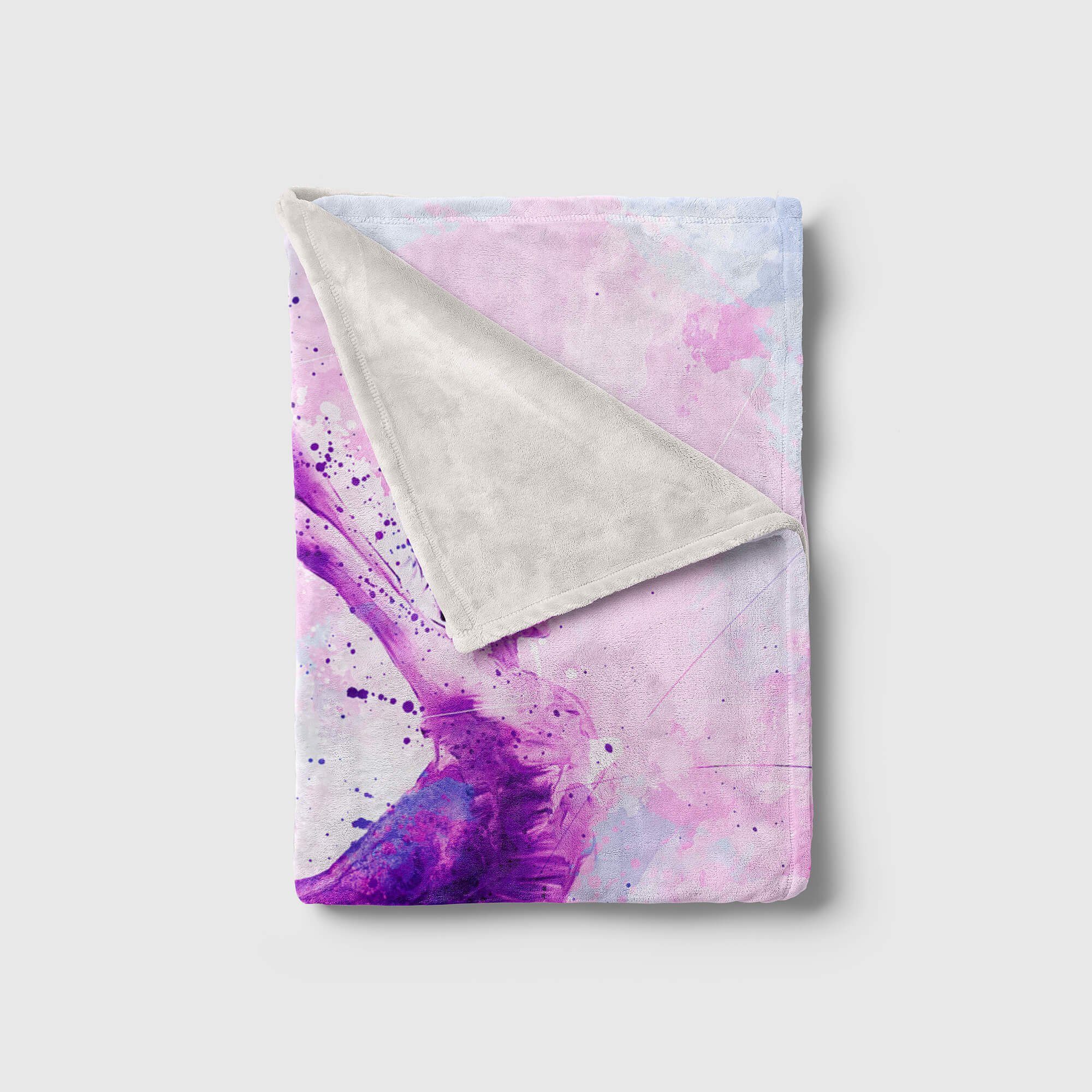 Sinus Art Handtücher SplashArt Sport Handtuch Strandhandtuch Saunatuch Kuscheldecke Kunstvoll Ballett VIII Spo, Baumwolle-Polyester-Mix (1-St), Handtuch