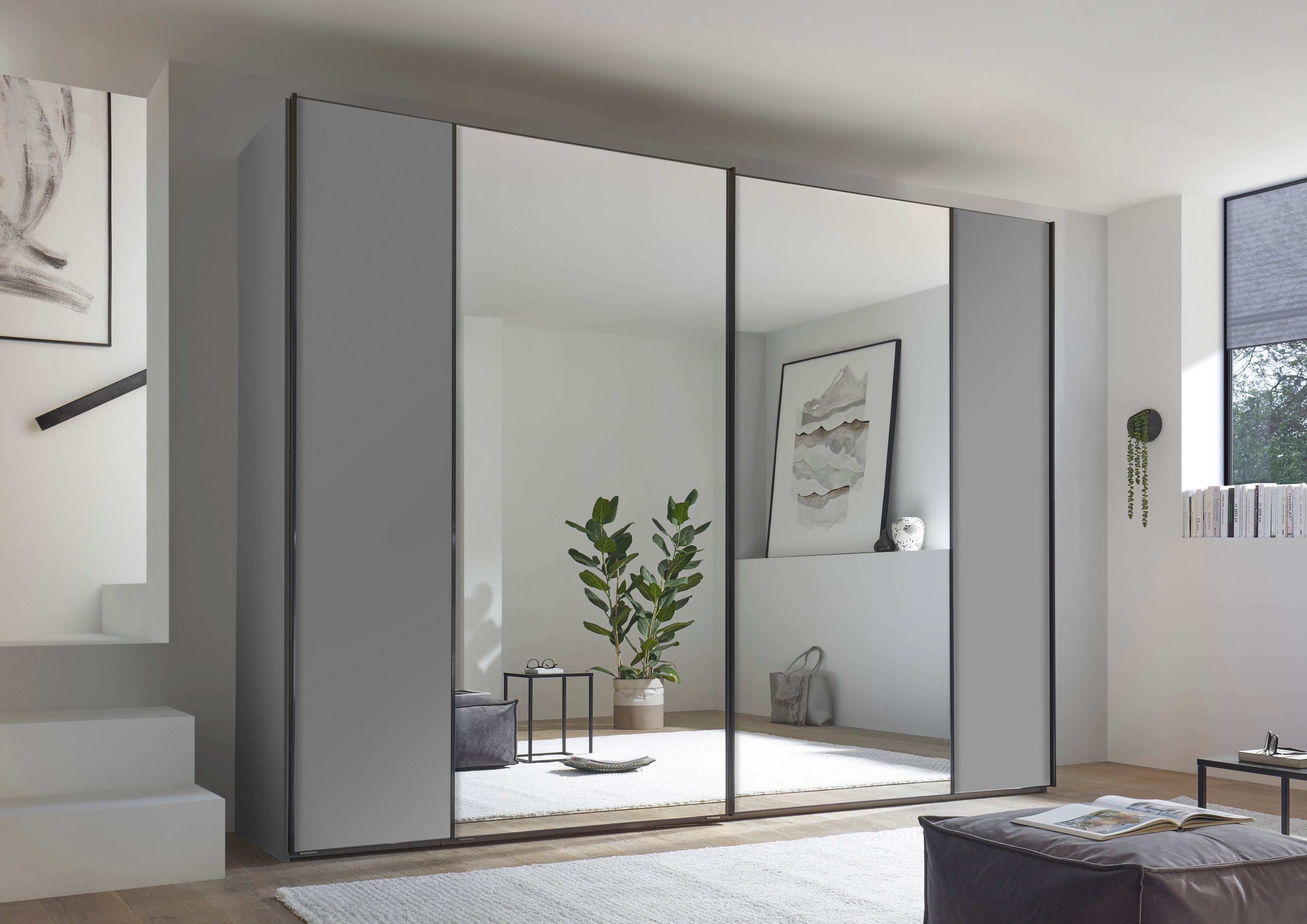 STAUD Schwebetürenschrank Sonett 120 G, Made in Germany mit vier verschiedenen Ausstattungsvarianten