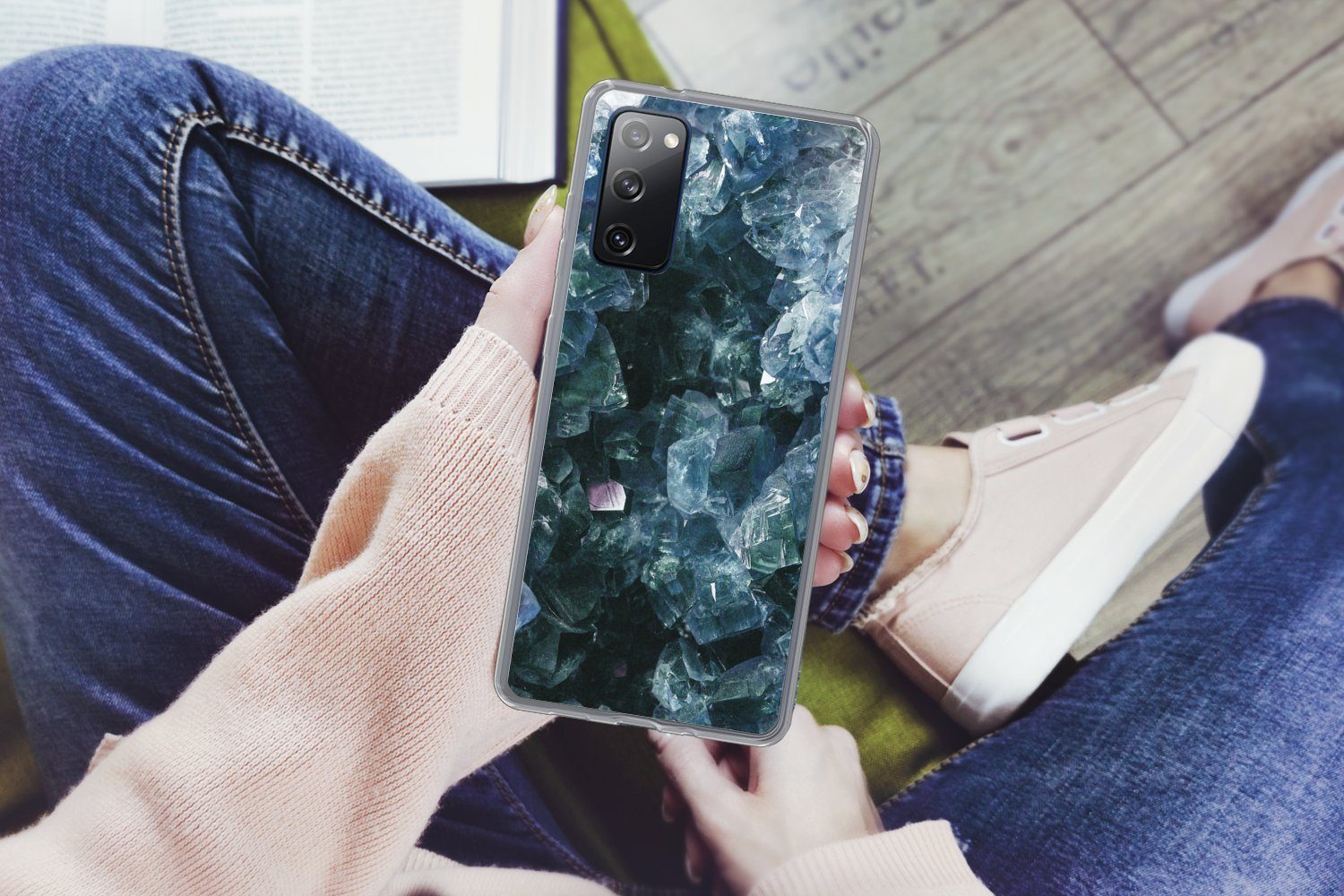 MuchoWow Handyhülle für Samsung Galaxy S20 FE Edelsteine und Mineralien - Kristall - Natur, Phone Case, Silikon, Schutzhülle Dünn