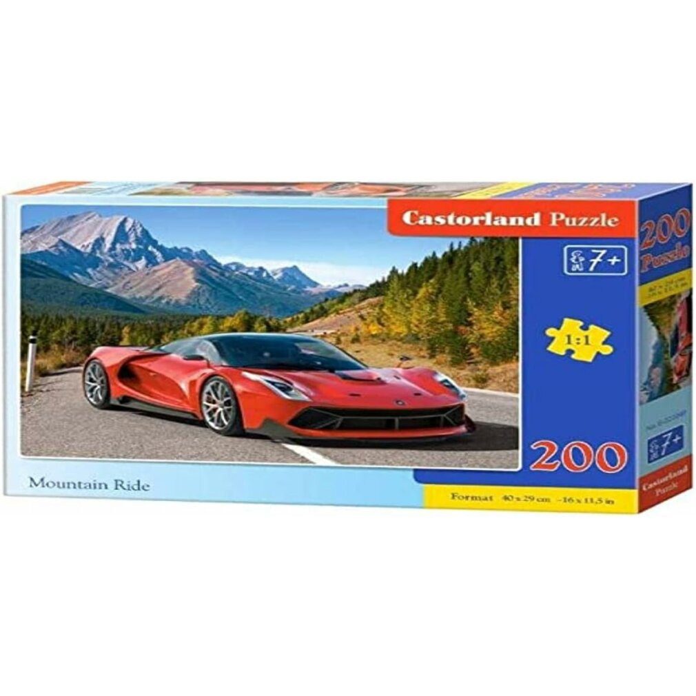 Castorland Puzzle Mountain Ride Puzzle 200 Teile, Puzzleteile