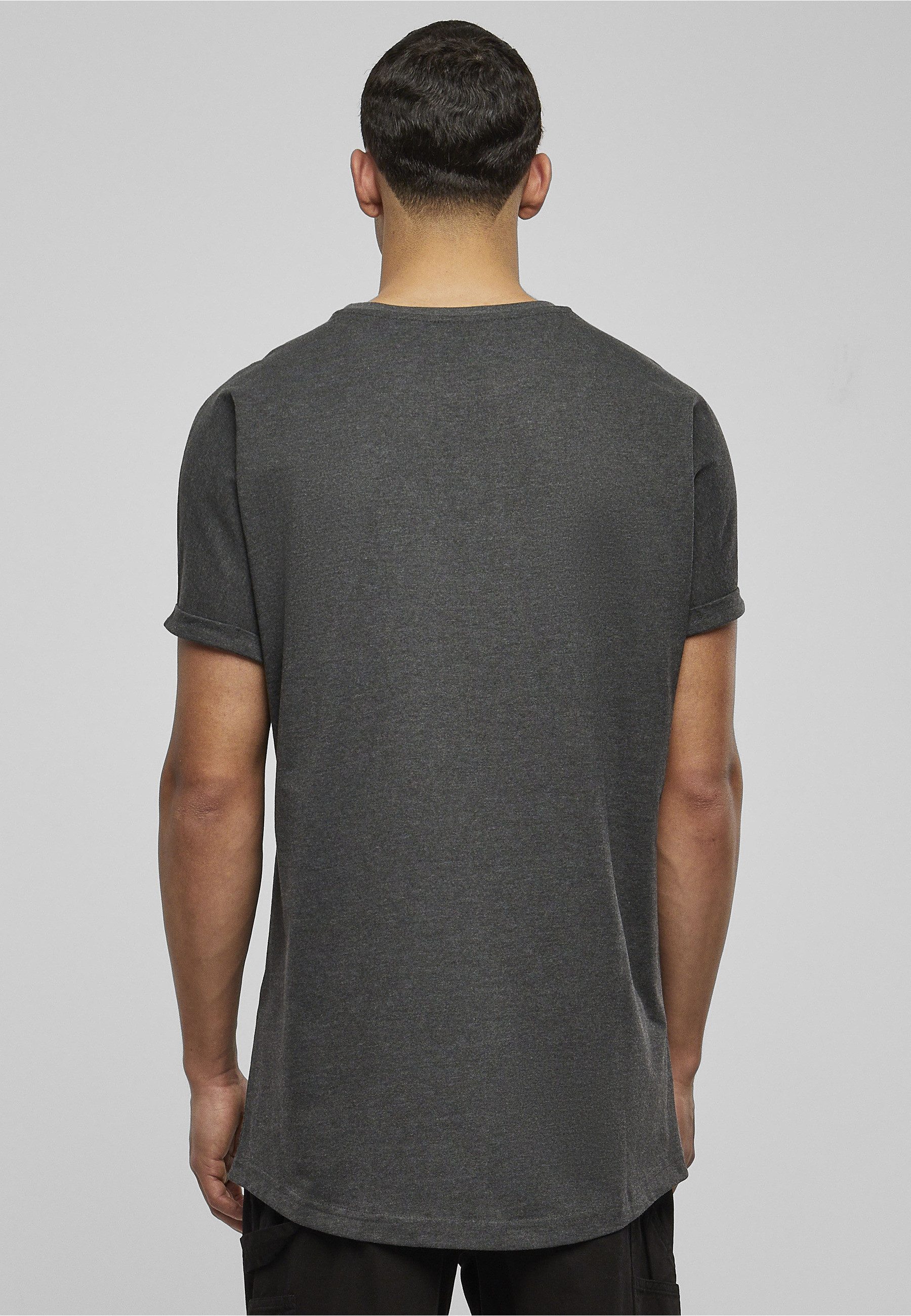 URBAN CLASSICS T-Shirt Urban Classics Herren Long Shaped Turnup Tee (1-tlg)
