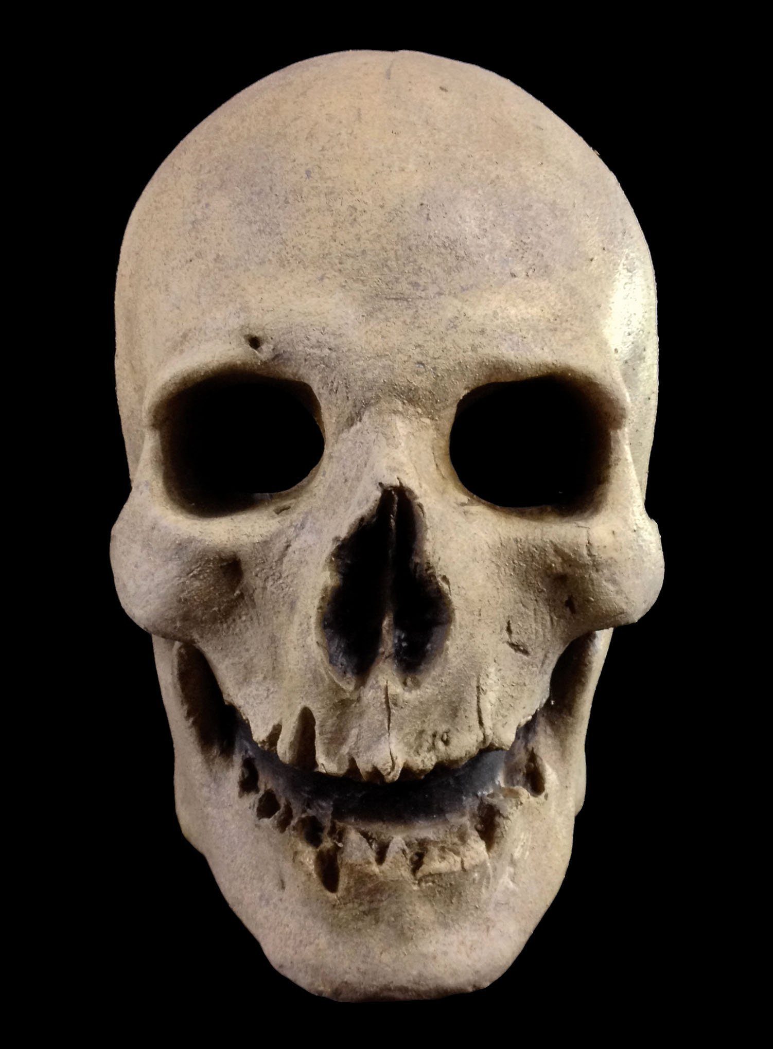 Trick or Treat Verkleidungsmaske Alter Knochenschädel, Hochwertige Totenkopf Maske für Halloween und Horror