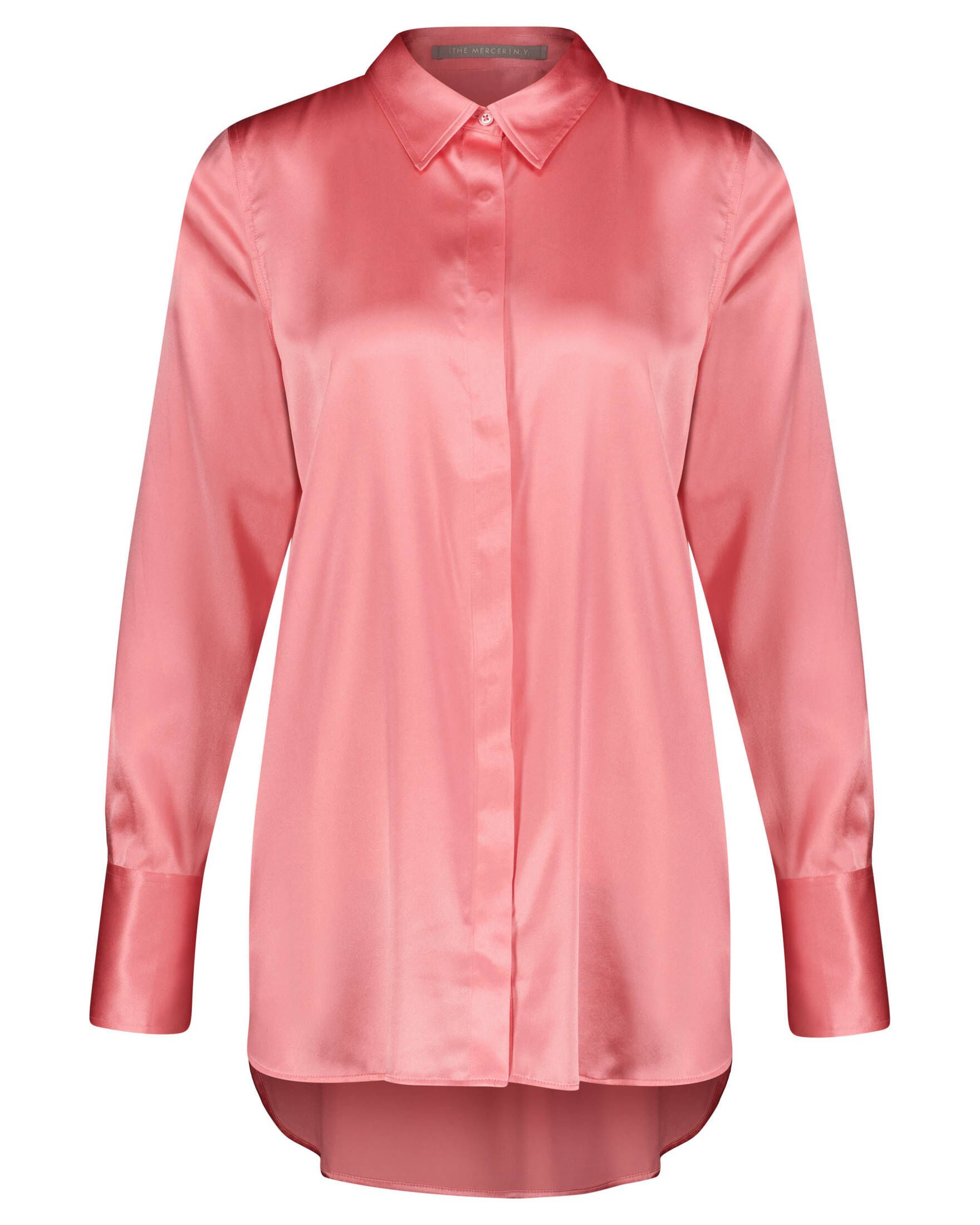 The Mercer N.Y. Klassische Bluse Damen Bluse aus Seidenmix (1-tlg)