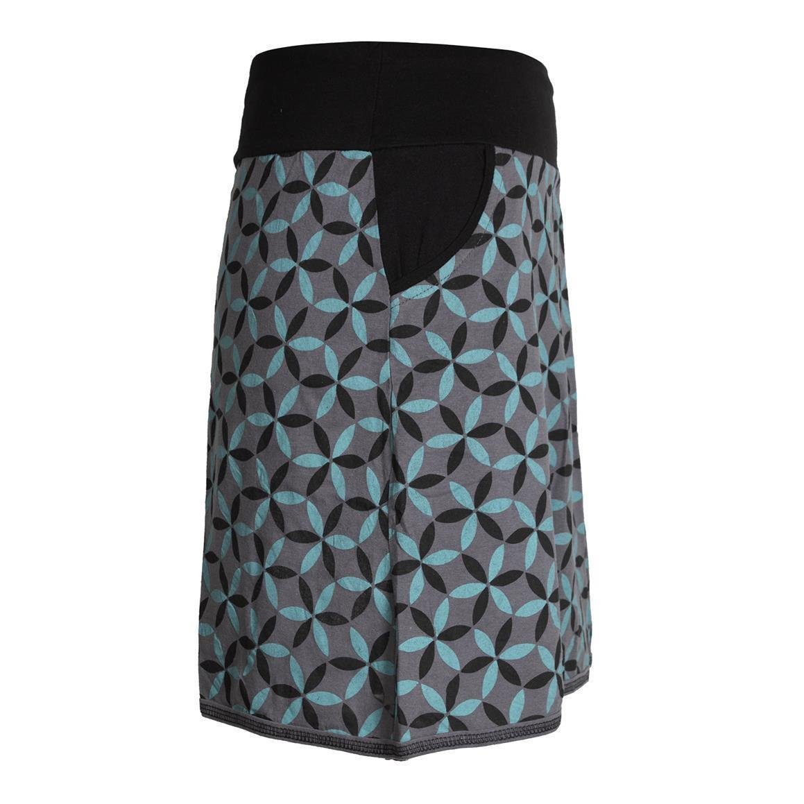 Vishes Minirock Rock 70er Jahre Retro Facetten Blumen-Druck Cacheur, Ethno, Hippie, Boho Style