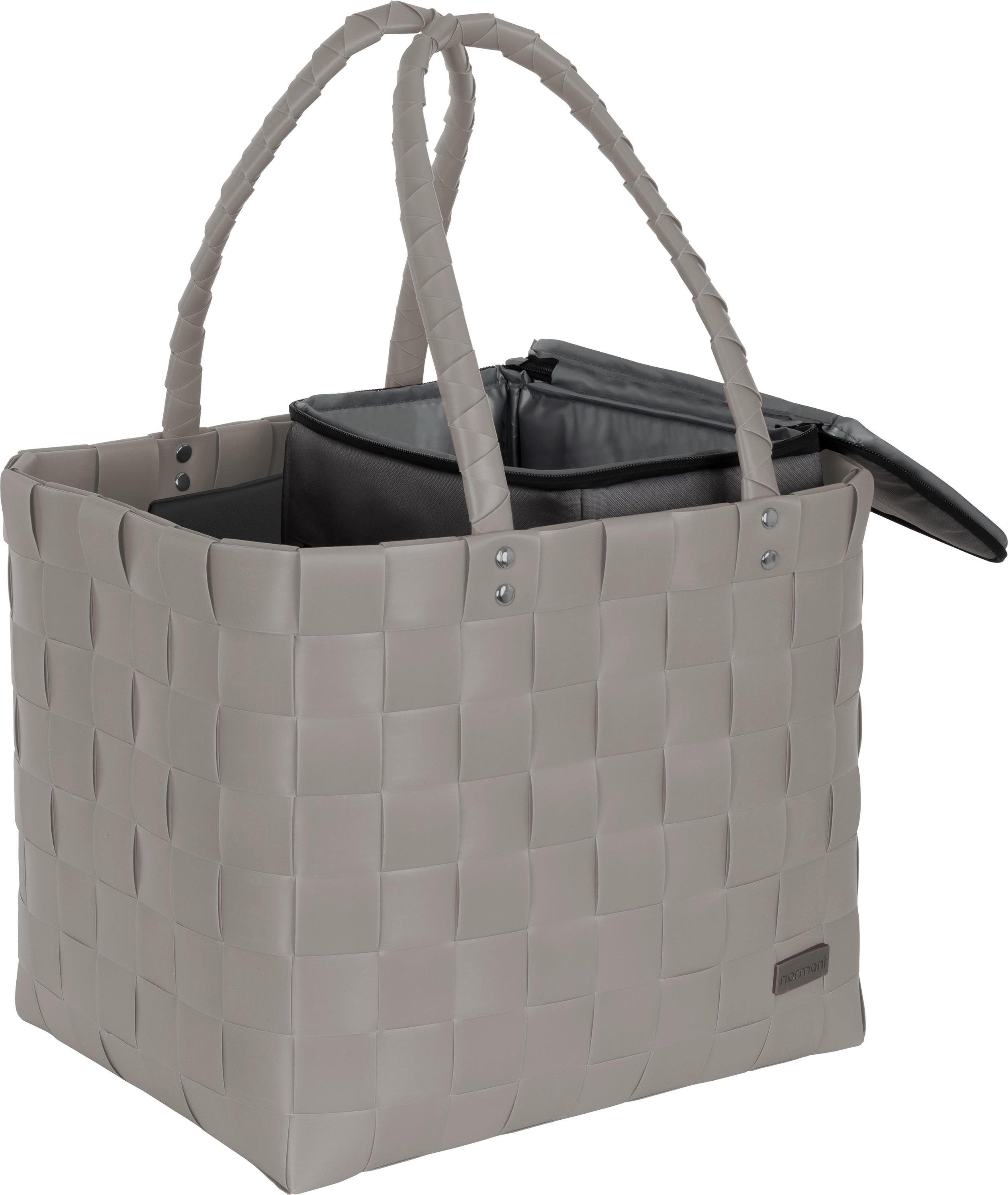 normani Einkaufskorb Flechtkorb mit kleiner Kühltasche, günstig online kaufen