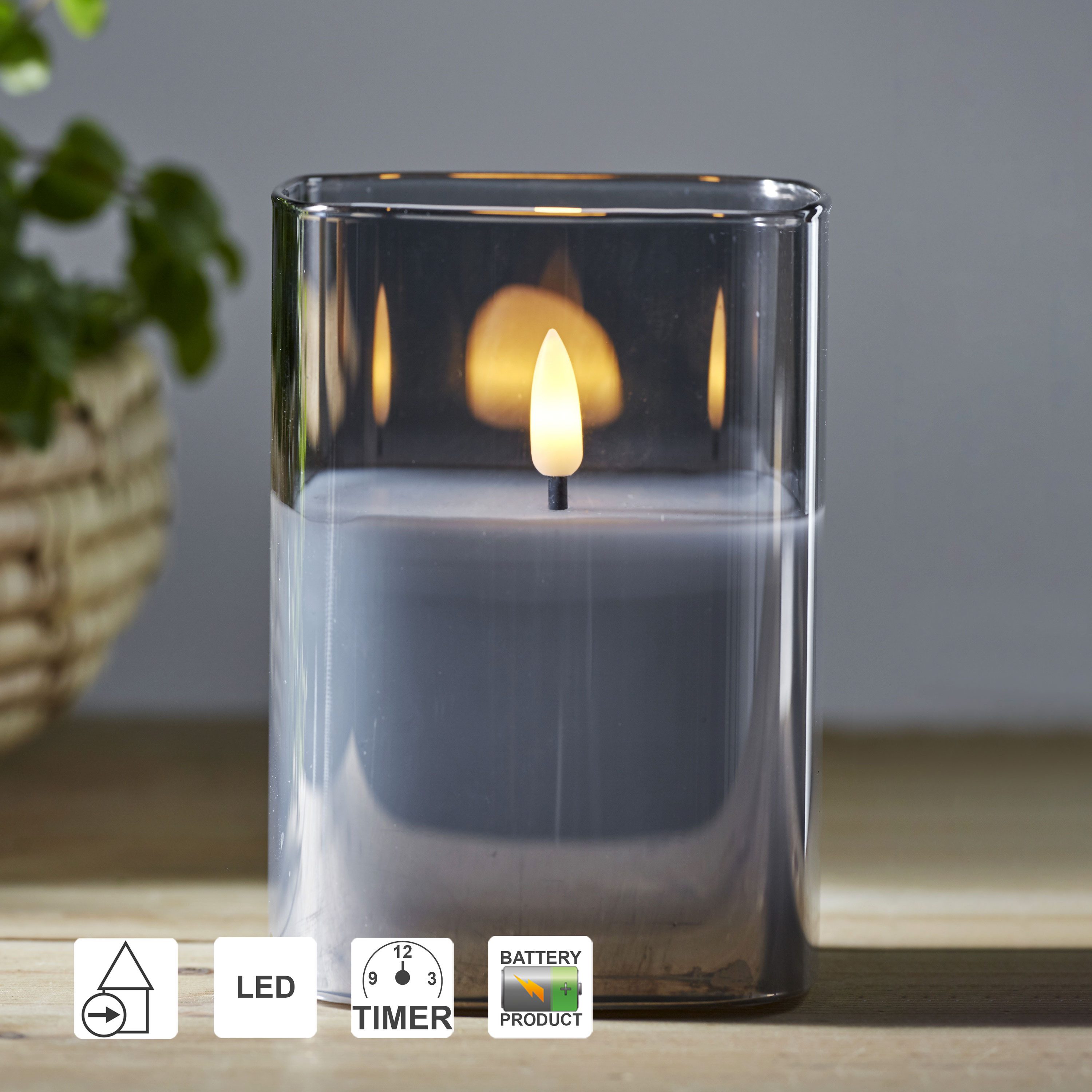 STAR TRADING LED-Kerze Flamme (1-tlg)