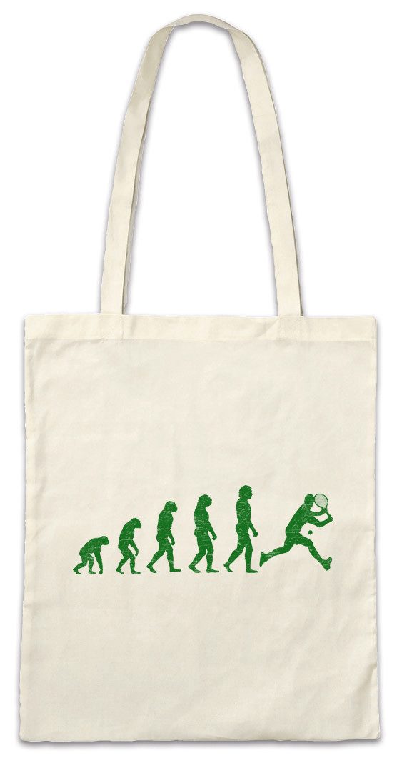 Urban Backwoods Beuteltasche Tennis Evolution Stofftasche Player Game Sport Sports Coach Training (1-tlg), Spieler Trainer Grand Slam