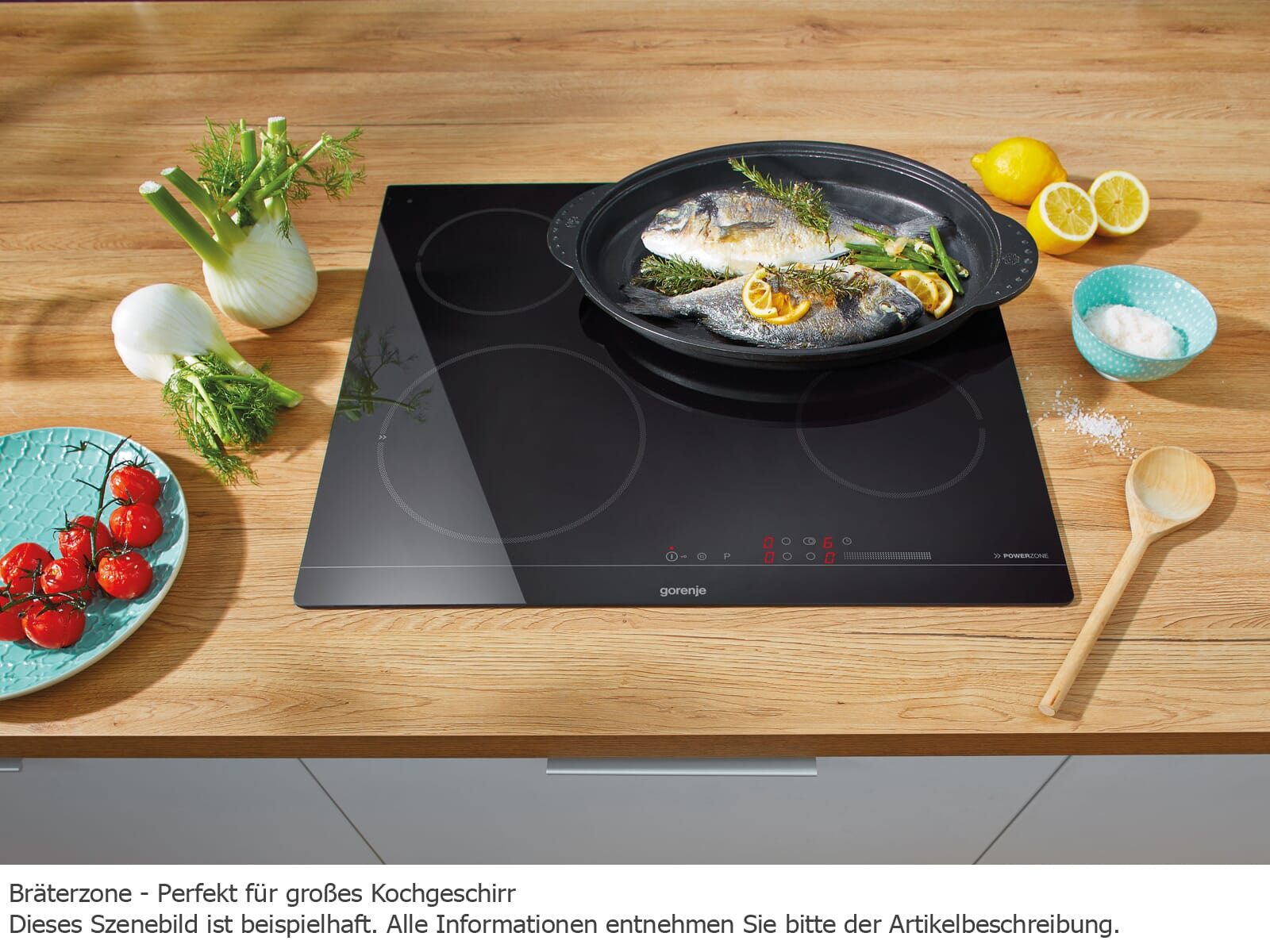 GORENJE Elektro-Kochfeld 730352, autark, Timer, TouchControl-Bedienung