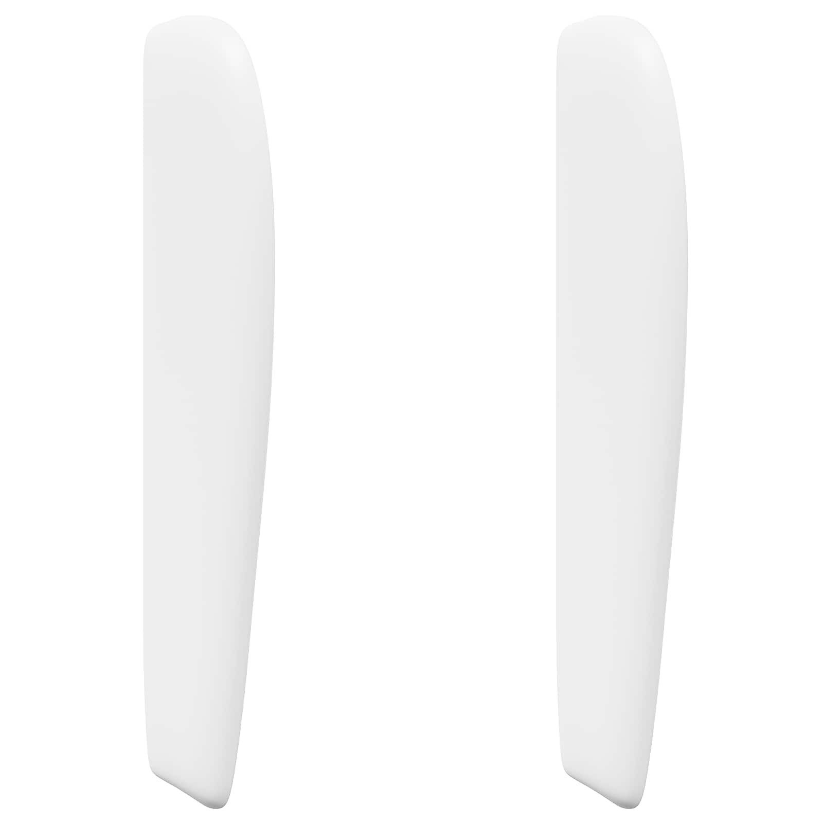 vidaXL Betthimmel Kopfteil Ohr Weiß PVC (1-tlg)