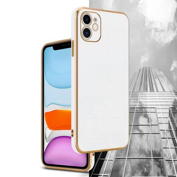 Cadorabo Handyhülle Apple iPhone 11 Apple iPhone 11, Schutzhülle - TPU Silikon Hülle - mit Kameraschutz