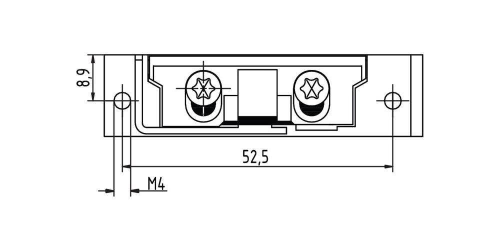 A5010--A 6-24 rechts Elektrotüröffner DIN GEZE AC/DC V Kompakt links / Türbeschlag