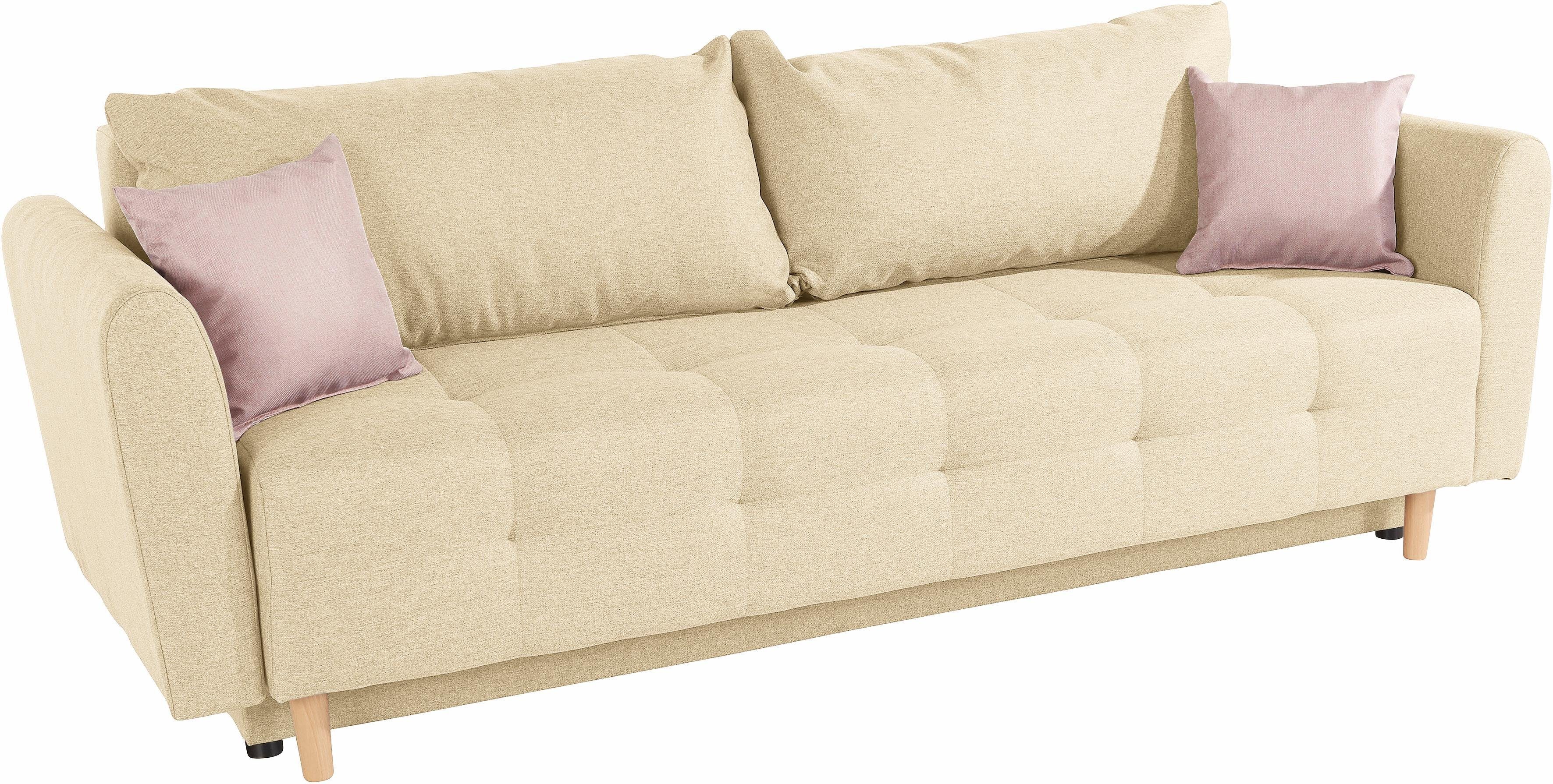 INOSIGN Schlafsofa Nordic, inklusive Bettkasten und günstig online kaufen