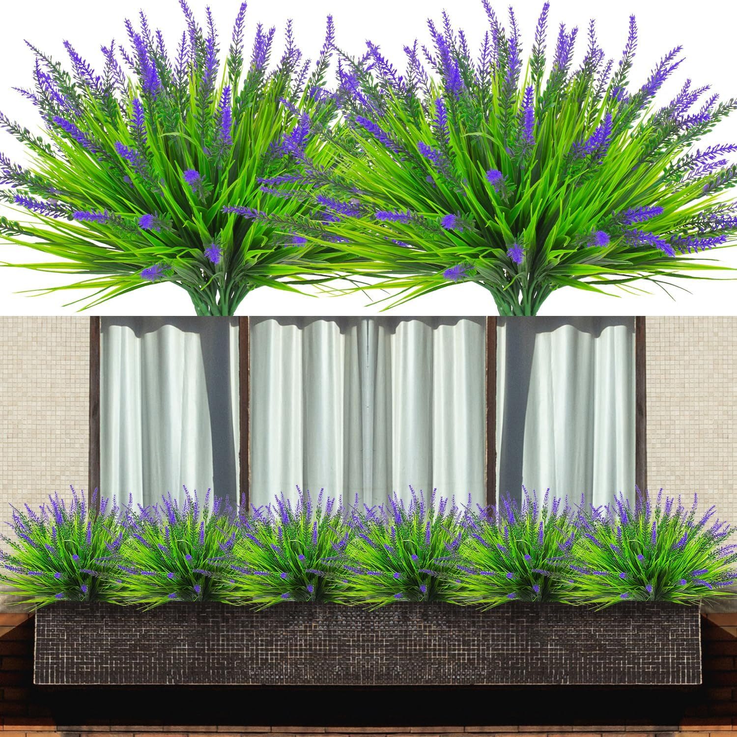 Kunstblumenstrauß 10 Bündel Künstliche Lavendel Kunstblumen günstig online kaufen