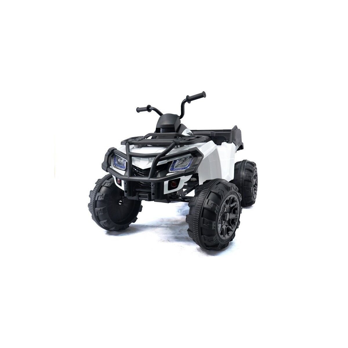 Wisam Elektro-Kinderauto Quad BDM 0909 Weiß 24V 2x45W USB SD MP3 Radio FM LED Quad