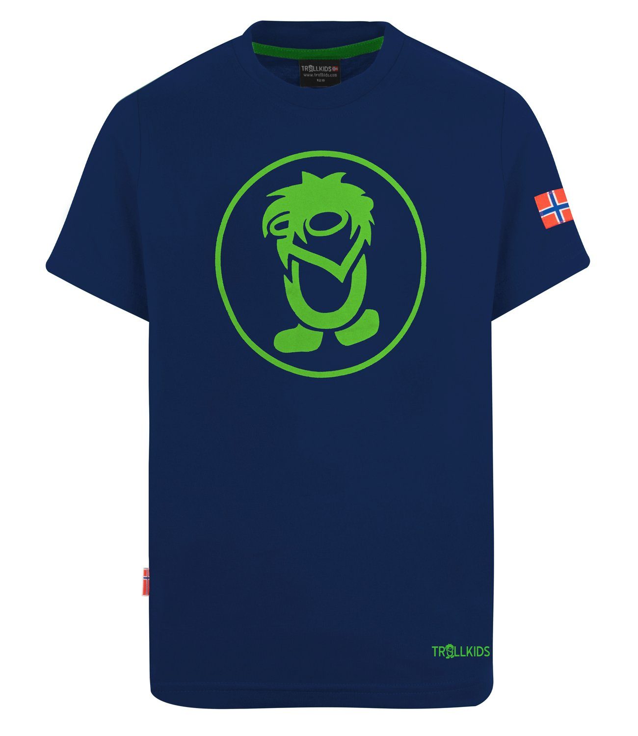 TROLLKIDS T-Shirt Troll Marineblau/Grün