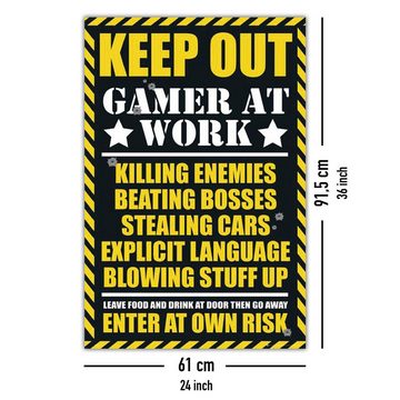 GB eye Poster Keep out Gamer at work Poster 61 x 91,5 cm