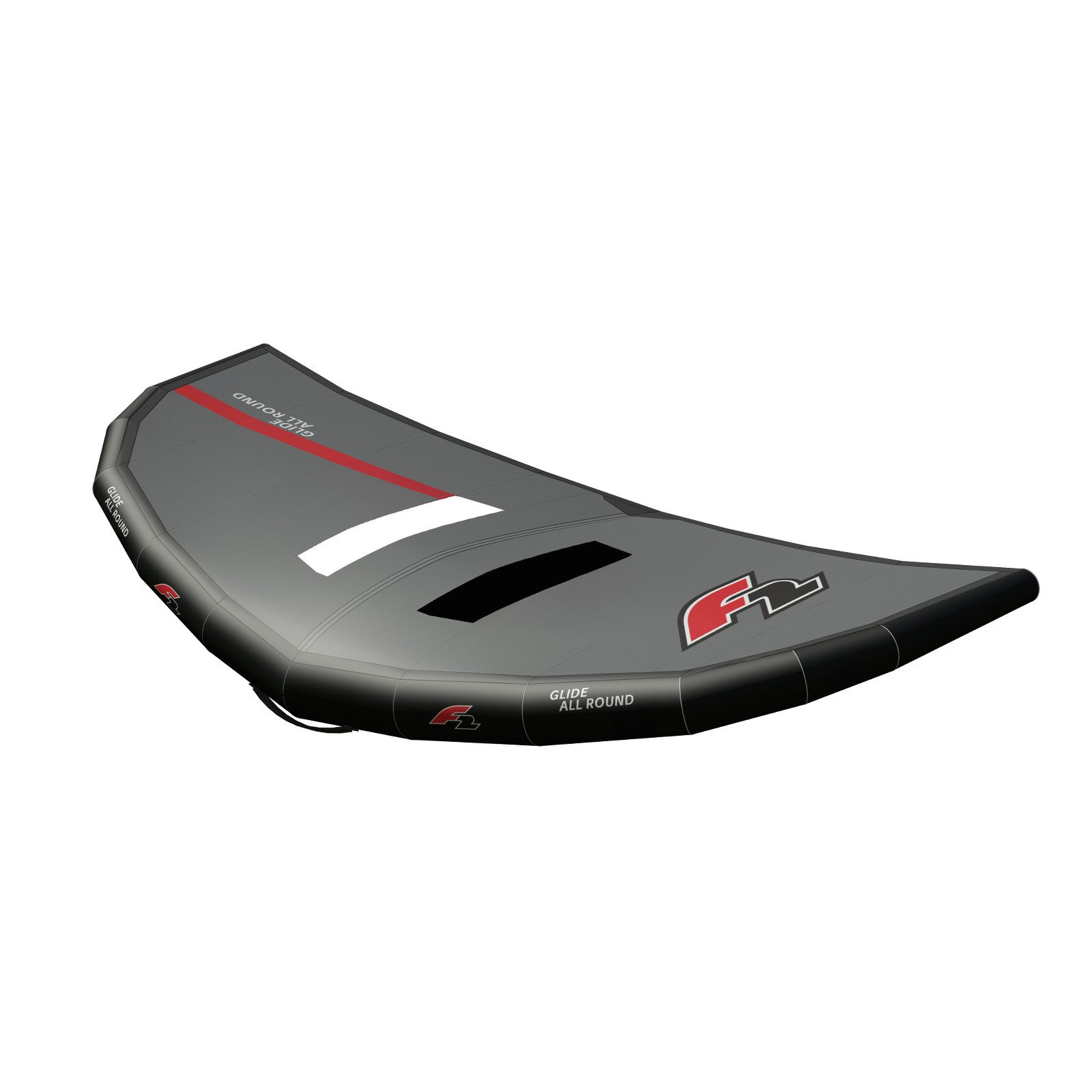 F2 Kiteboard F2 Set Foilboard Glide Strato Team Rot 160L + Alu Foil 1700 + Wing 5qm