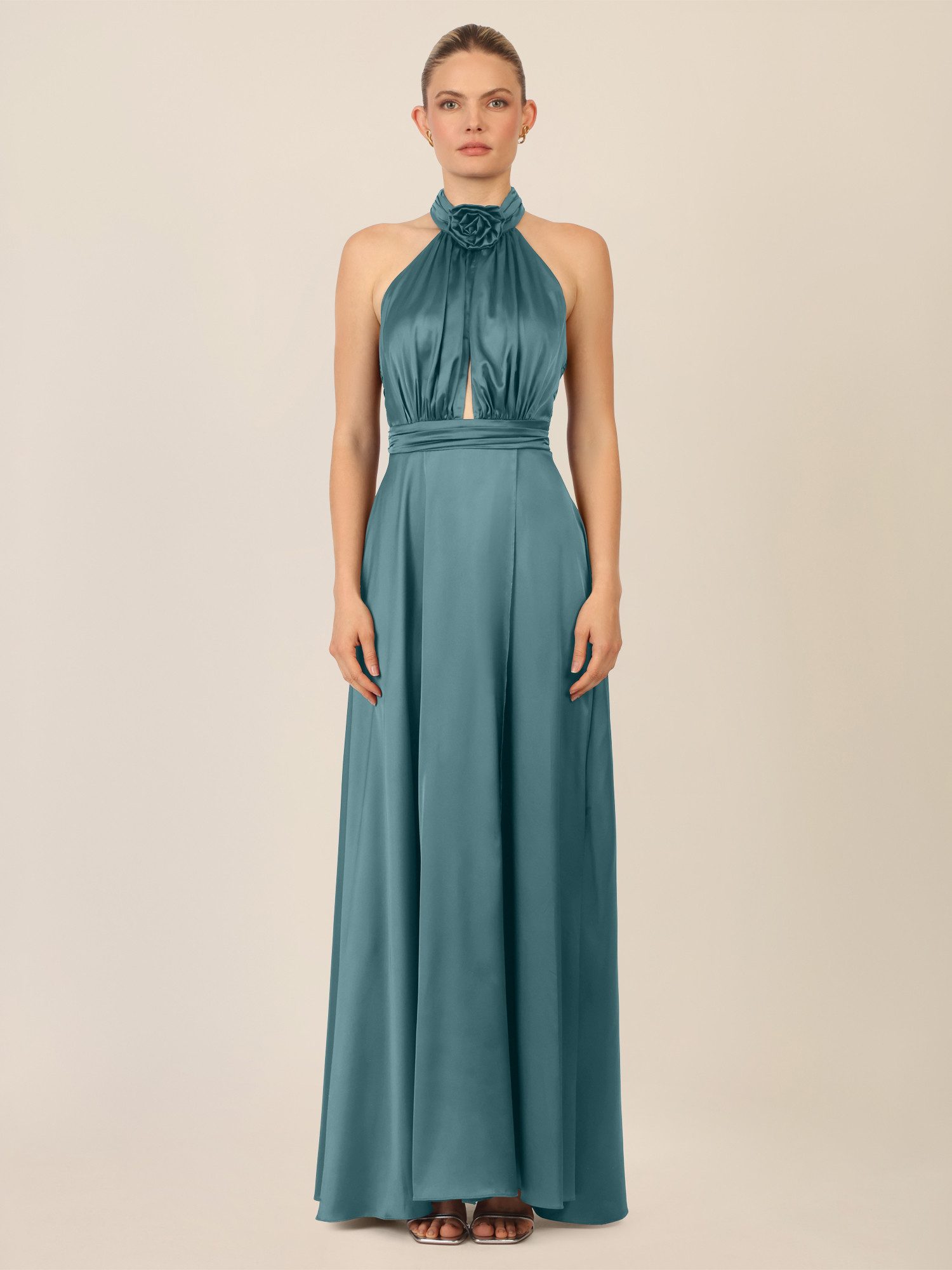 Apart Abendkleid mit Neckholder und Drapierung günstig online kaufen