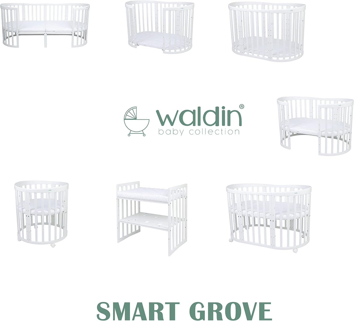 Waldin Babybett Mobiles Babybett OWAL aus günstig online kaufen