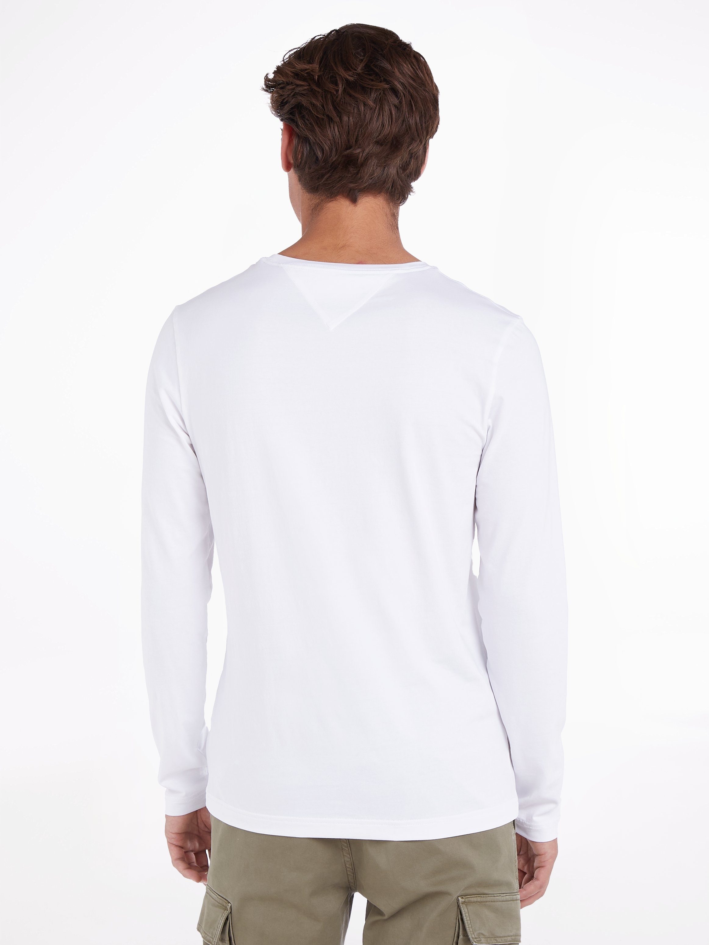Tommy Hilfiger Langarmshirt STRETCH SLIM FIT LONG SLEEVE aus Baumwollstretch