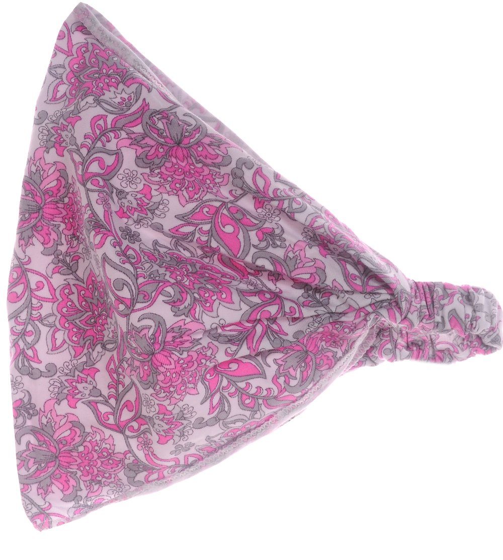 La Bortini Kopftuch Kopftuch Sommer Mütze für Baby Kinder Sommertuch Bandana, aus reiner Baumwolle, mit Gummizug, gemustert