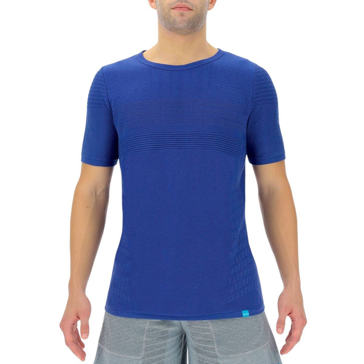 T-Shirt Natural Training Shirt (leicht, bequeme Passform) blau Herren