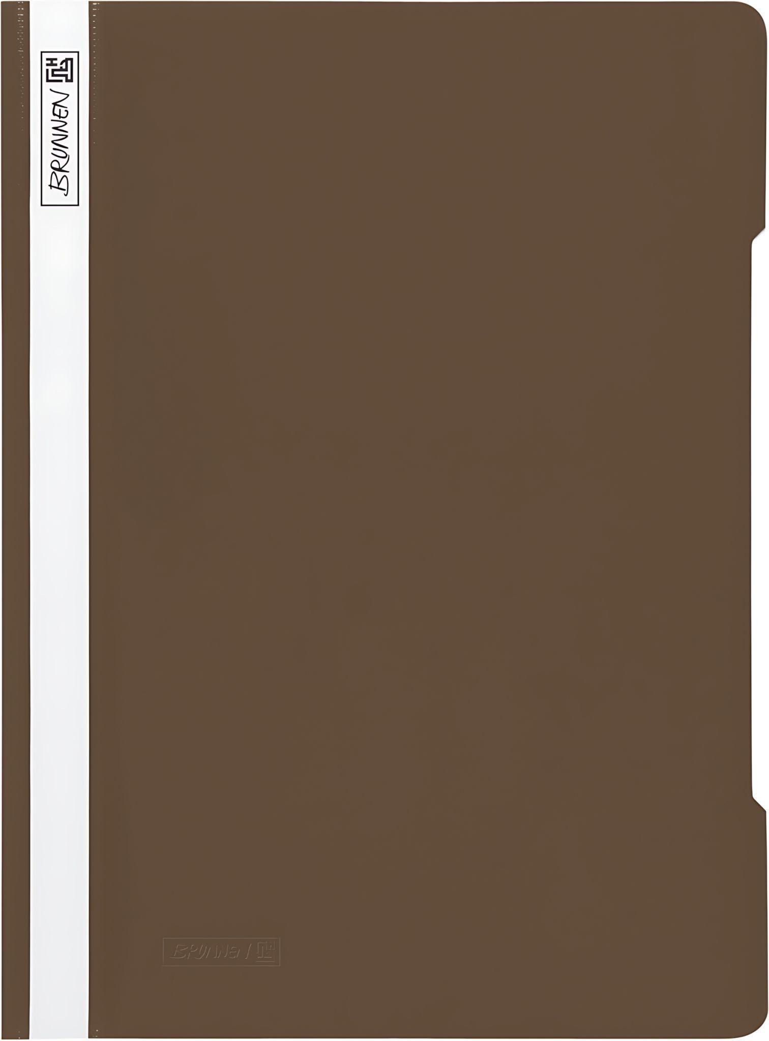 BRUNNEN Hefter BRUNNEN Plastik Schnellhefter A4 PP braun