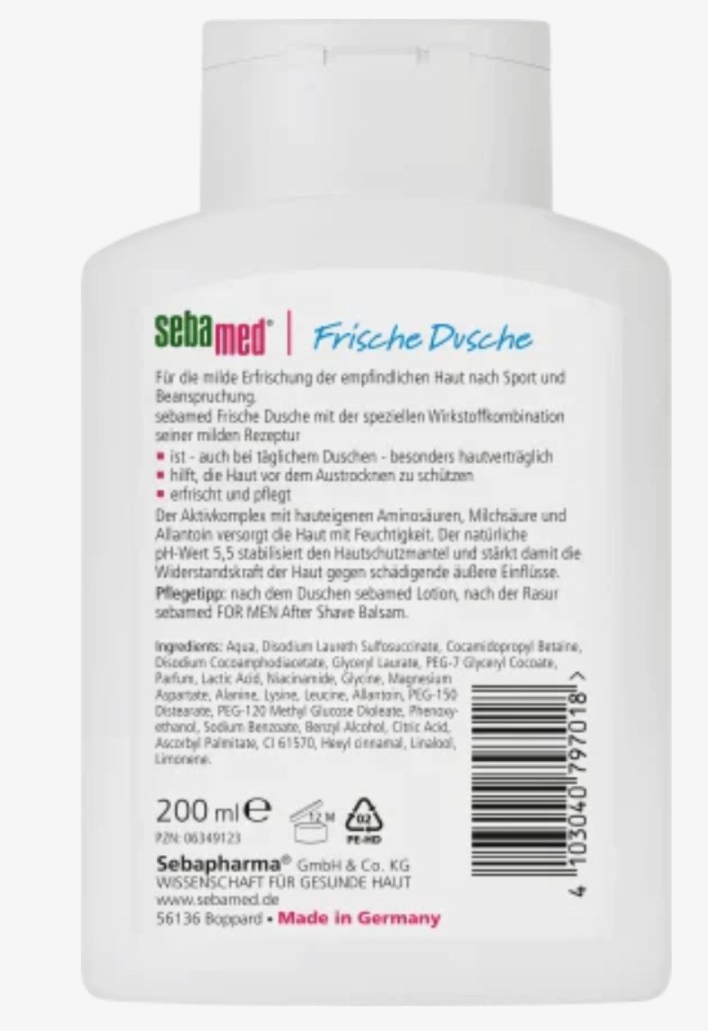 sebamed Duschpflege Duschgel Fresh Shower Gel for Sensitive and Damaged Skin