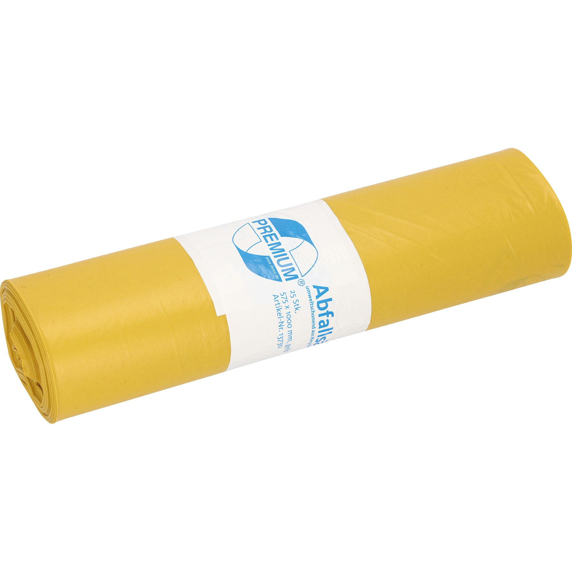 Soennecken Papierkorb Müllsack Standard 575x1000mm 70l gelb 25 Stück
