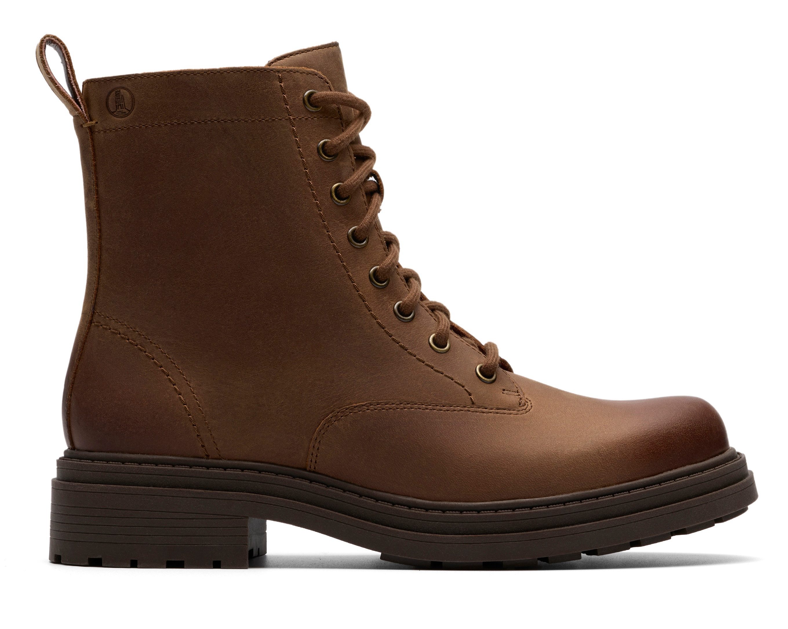 Clarks Orinoco 3 Style Schnürboots Stiefel, Schnürboots mit Blockabsatz
