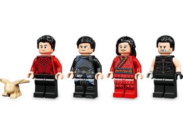 LEGO® Konstruktionsspielsteine LEGO® Super Heroes - Shang Chi - Flucht vor den zehn Ringen, (321 St)