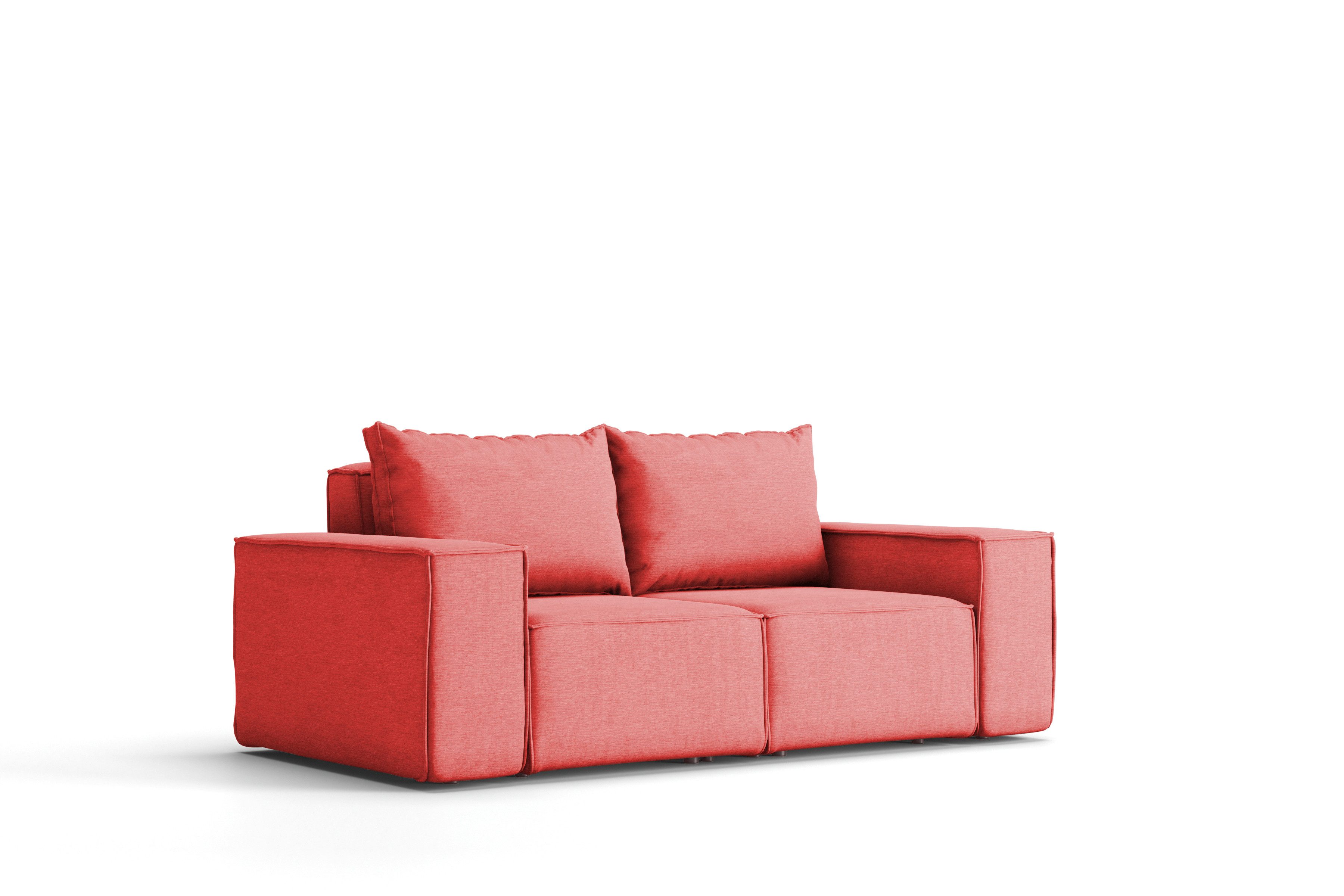 Friderik-EU Gartenlounge-Sessel GARTEN 2-Sitzer Polstersofa – Wetterfestes Outdoor-Sofa für Terrasse (wetterfester Stoff)