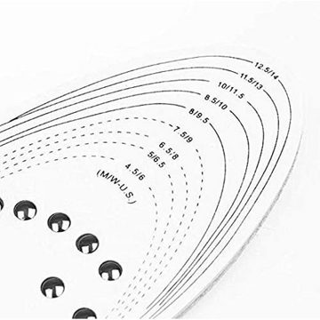 GelldG Einlegesohlen Massage magnetische Einlegesohle, Akupressur (2-tlg), Komforteinlegesohlen - Mehr Polsterung durch Memory Foam