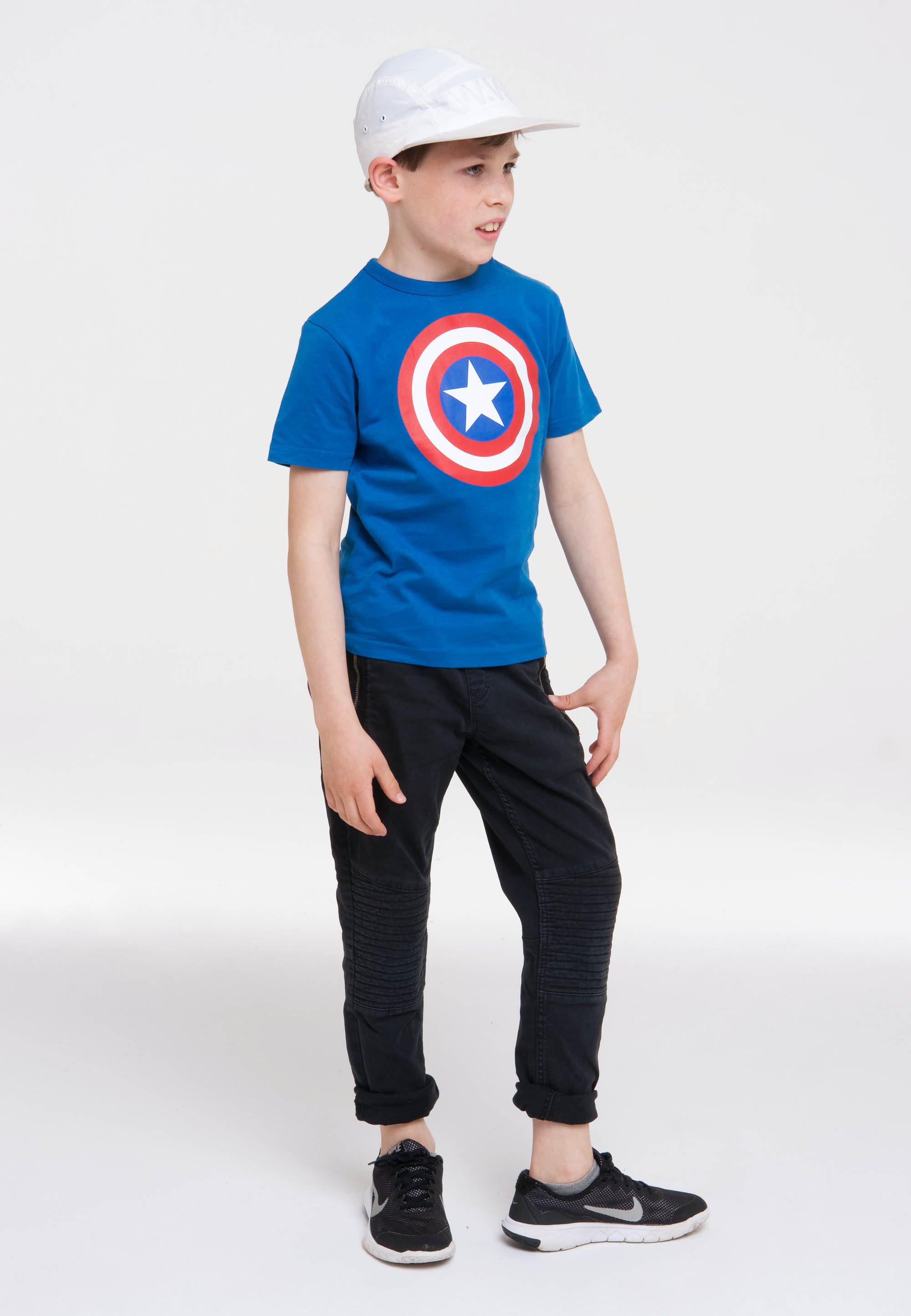 LOGOSHIRT T-Shirt Marvel Comics mit lizenziertem Design