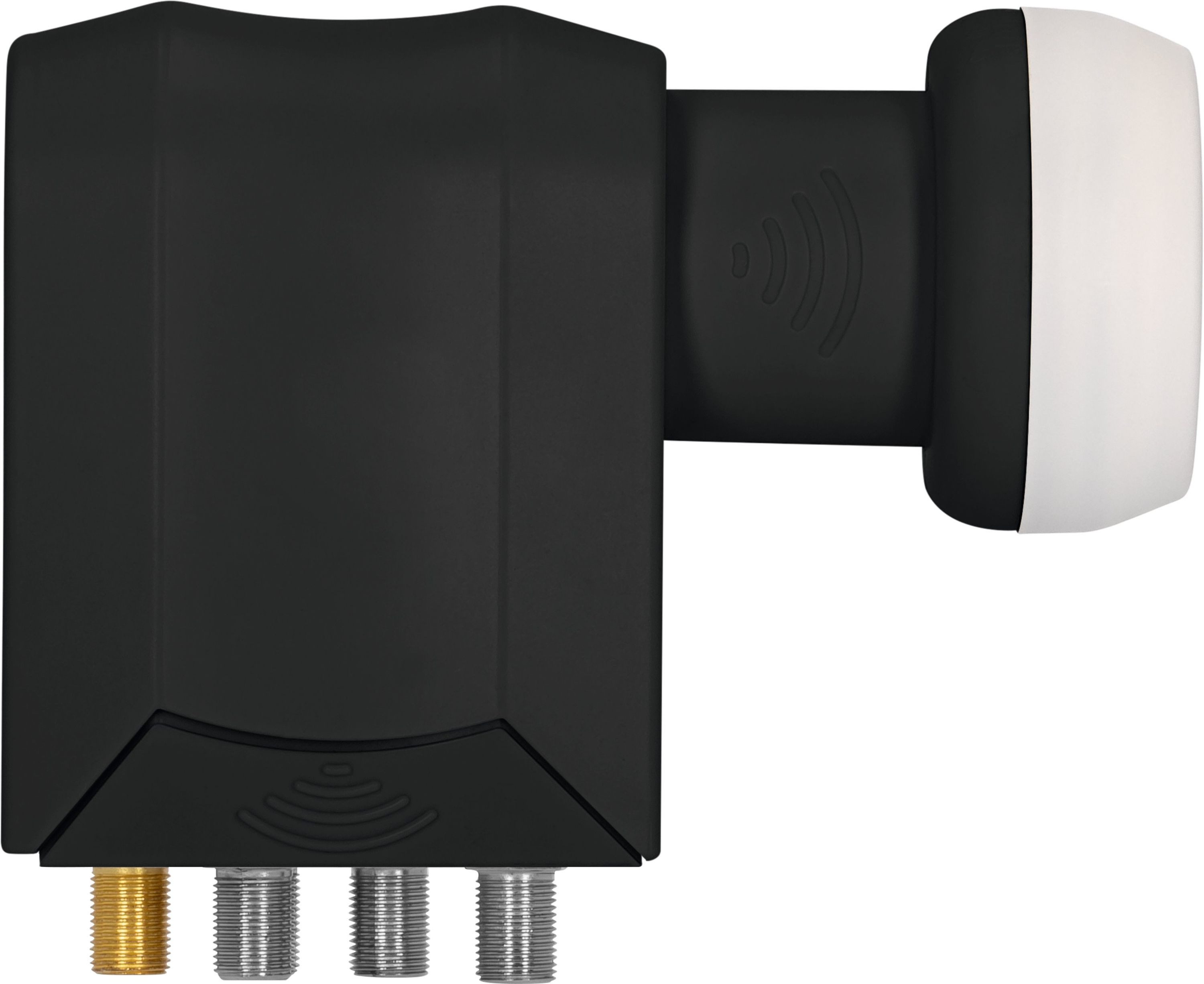 TechniSat Universal-SCR 4+4 LNB Universal-Quattro-LNB (für 5 Teilnehmer, 4 Teilnehmer & 4 weitere über SCR/Unicable, DiSEqC, Wetterschutz)