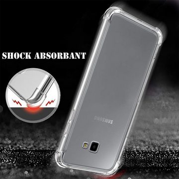 CoolGadget Handyhülle Anti Shock Rugged Case für Samsung Galaxy J4 Plus 6 Zoll, Slim Cover mit Kantenschutz Schutzhülle für Samsung J4 Plus Hülle