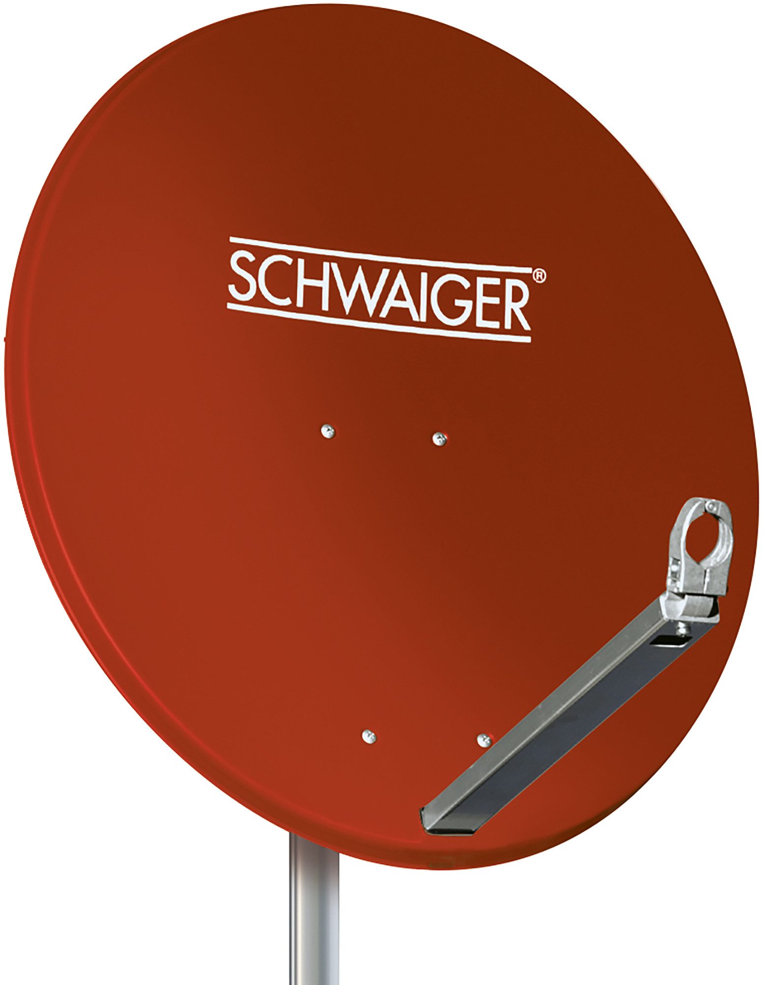 Schwaiger SPI621.2 Sat-Spiegel (57 cm, Aluminium, ziegelrot)