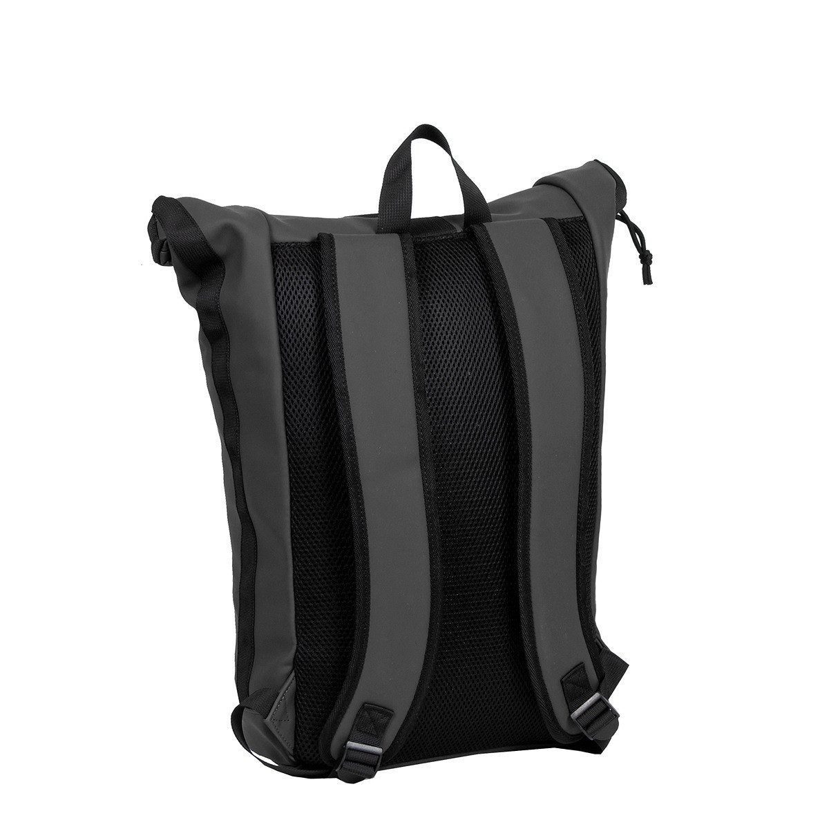 NEW REBELS Laptoprucksack Roll Up RollTop Kurier Rucksack Freizeitrucksack "Lion" New York, wasserabweisend, Laptopfach, Kunstmotiv Löwe