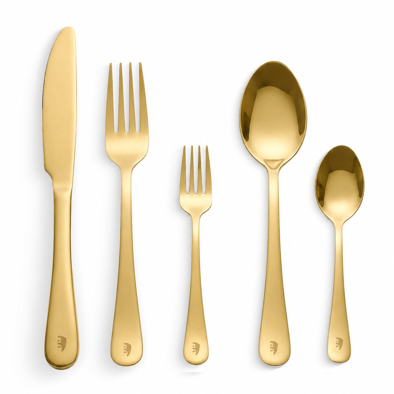 Roxlin Besteck-Set 30-teiliges Edelstahl-Besteckset modern & elegant 4 Farbe
