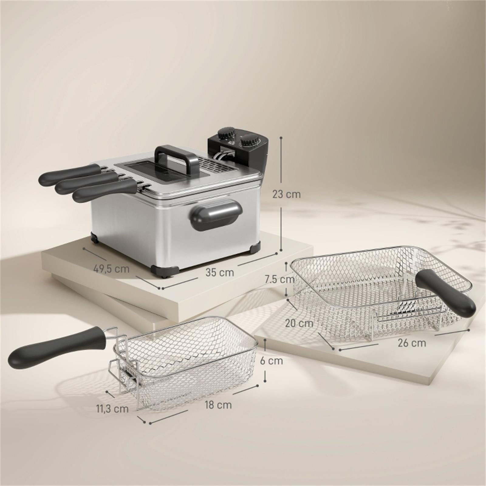 Fine Life Pro Fritteuse, Präzision & Komfort für perfekte Backergebnisse!